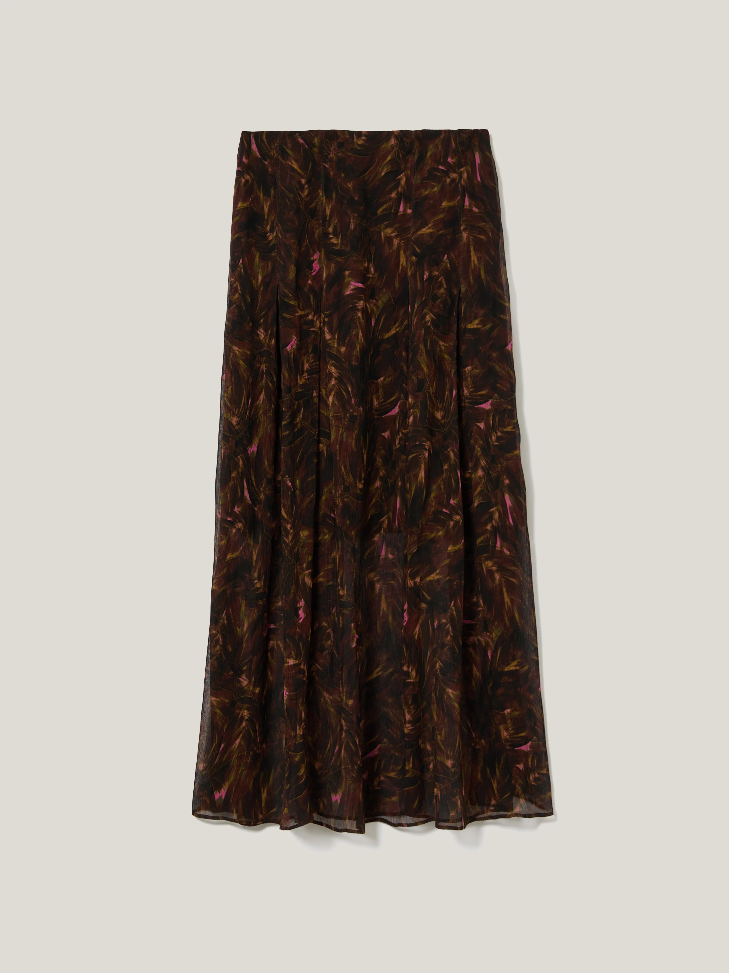 Wild Feather Midi Skirt | Brown sold by Jigsaw product image thumbnail 5