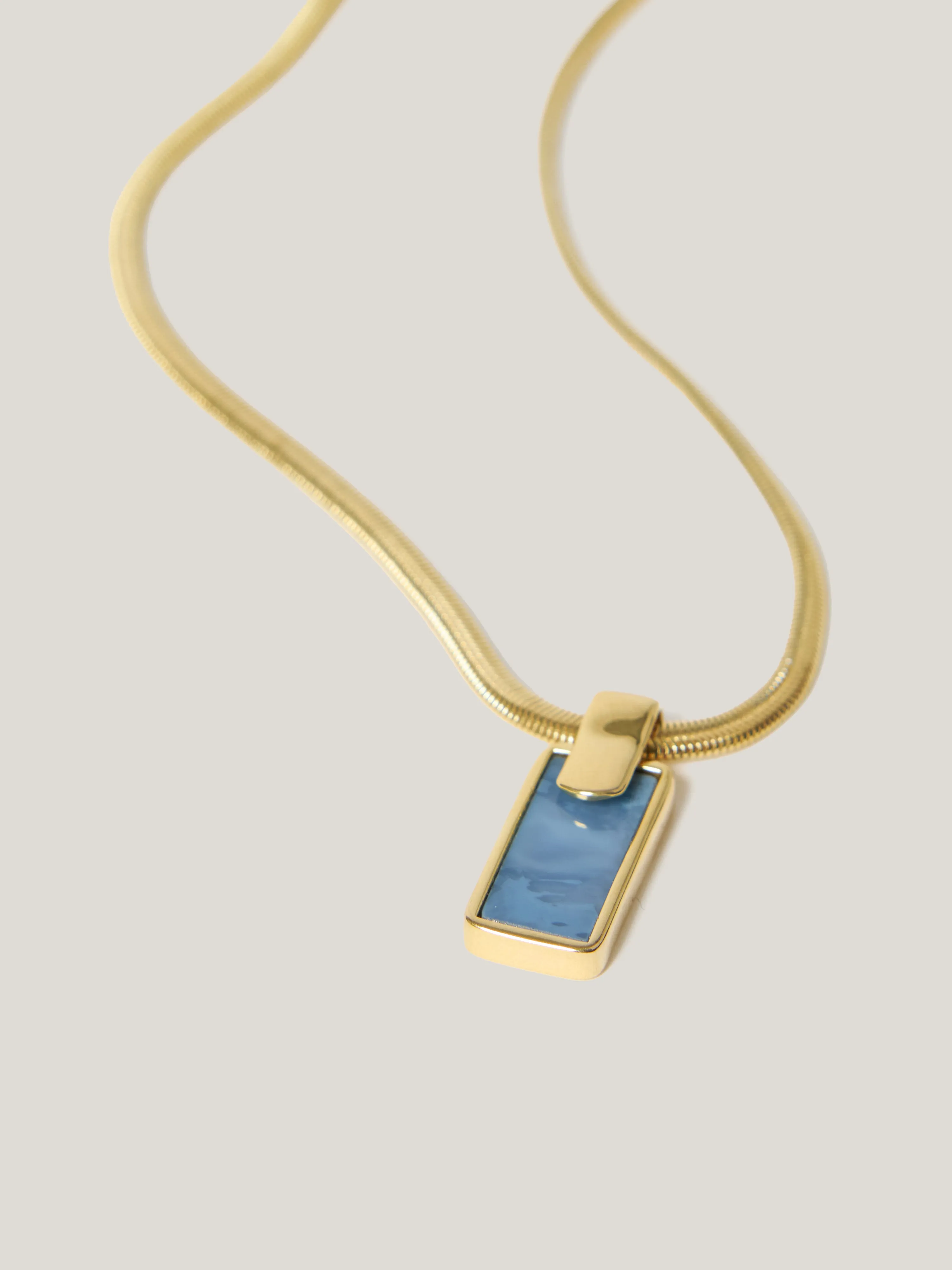 Denim Opal Pendant Necklace | Blue sold by Jigsaw product image thumbnail 2