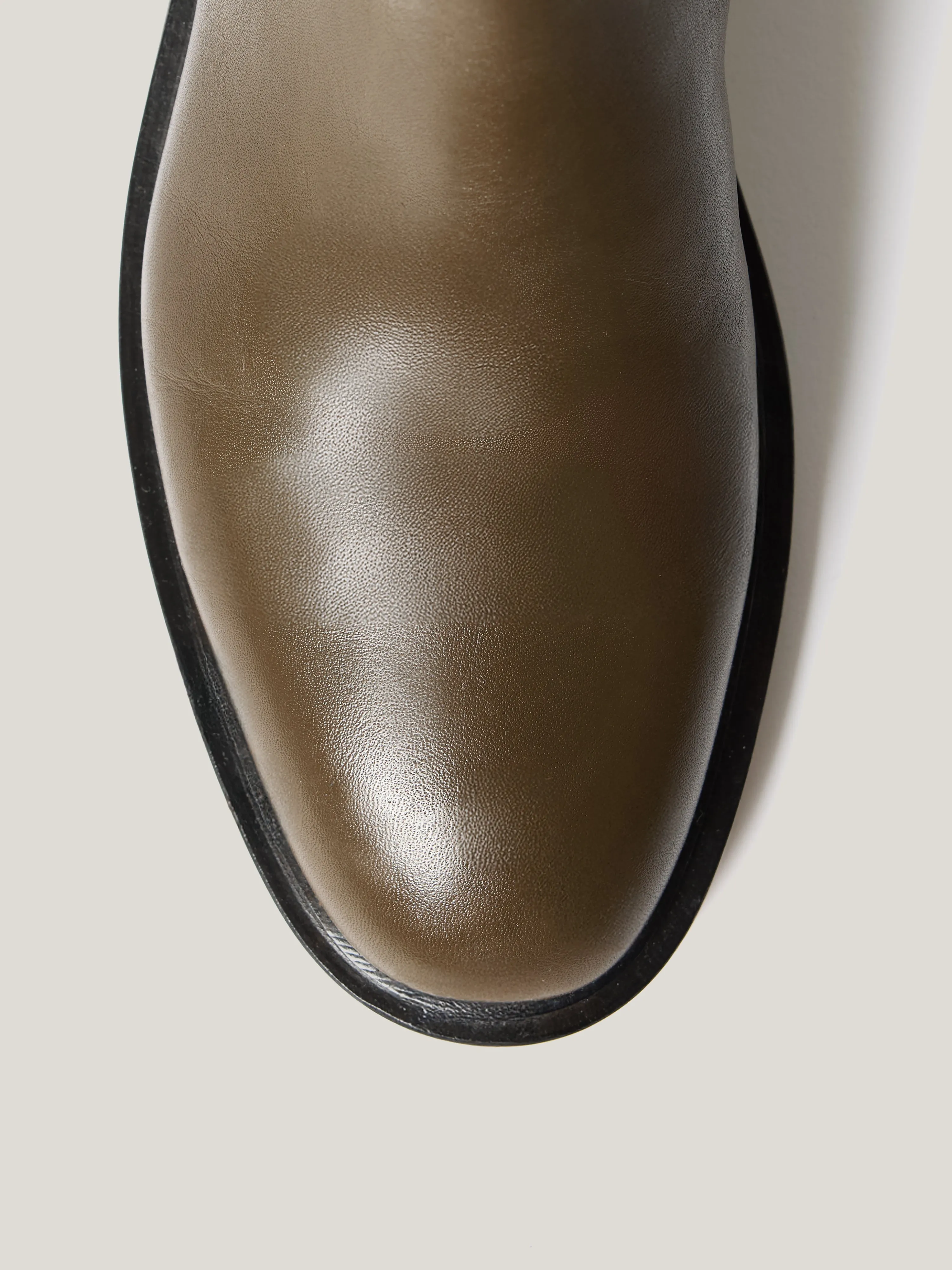 Pembridge Leather Chelsea Boot | Khaki sold by Jigsaw product image thumbnail 4