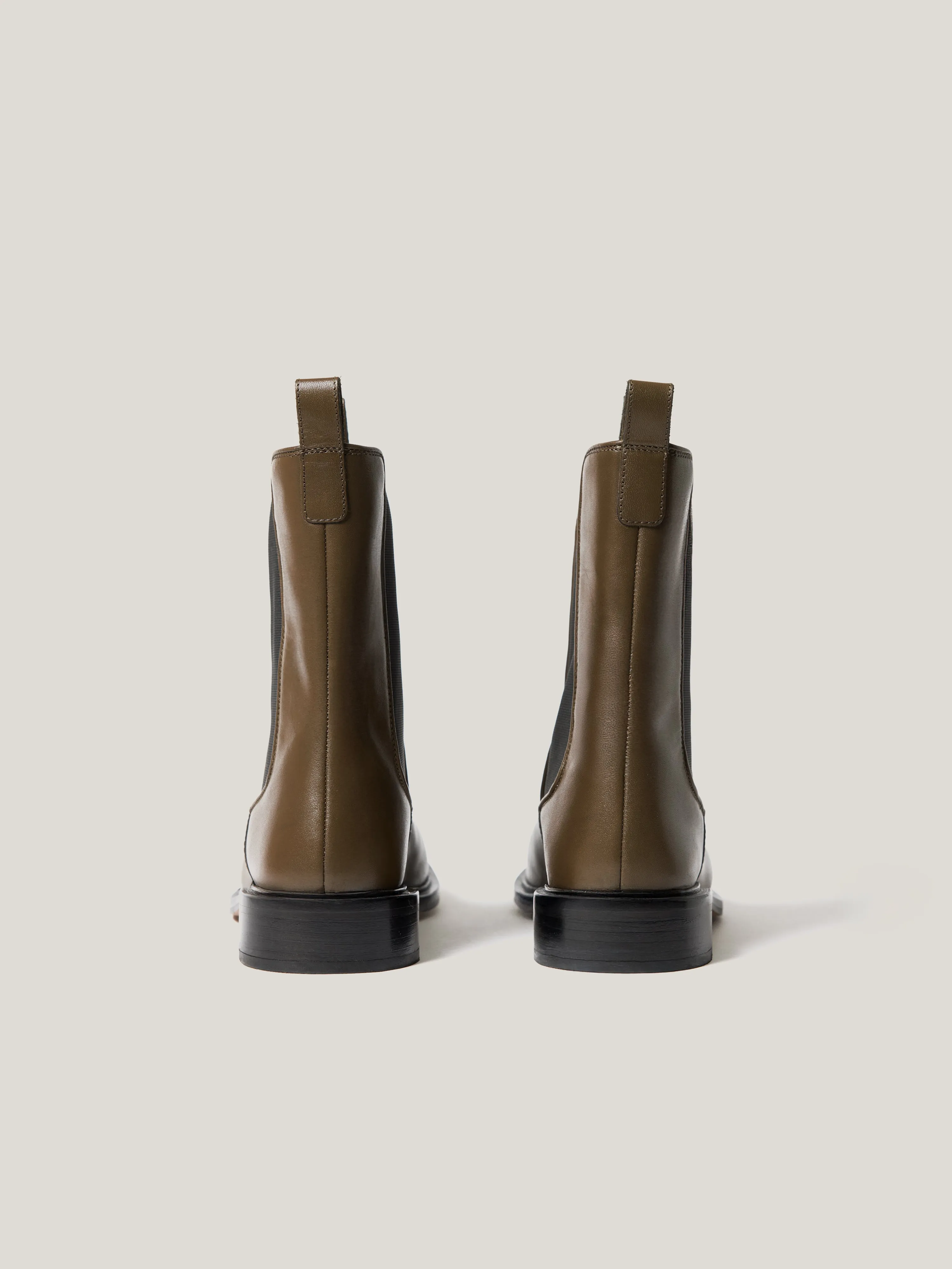 Pembridge Leather Chelsea Boot | Khaki sold by Jigsaw product image thumbnail 5