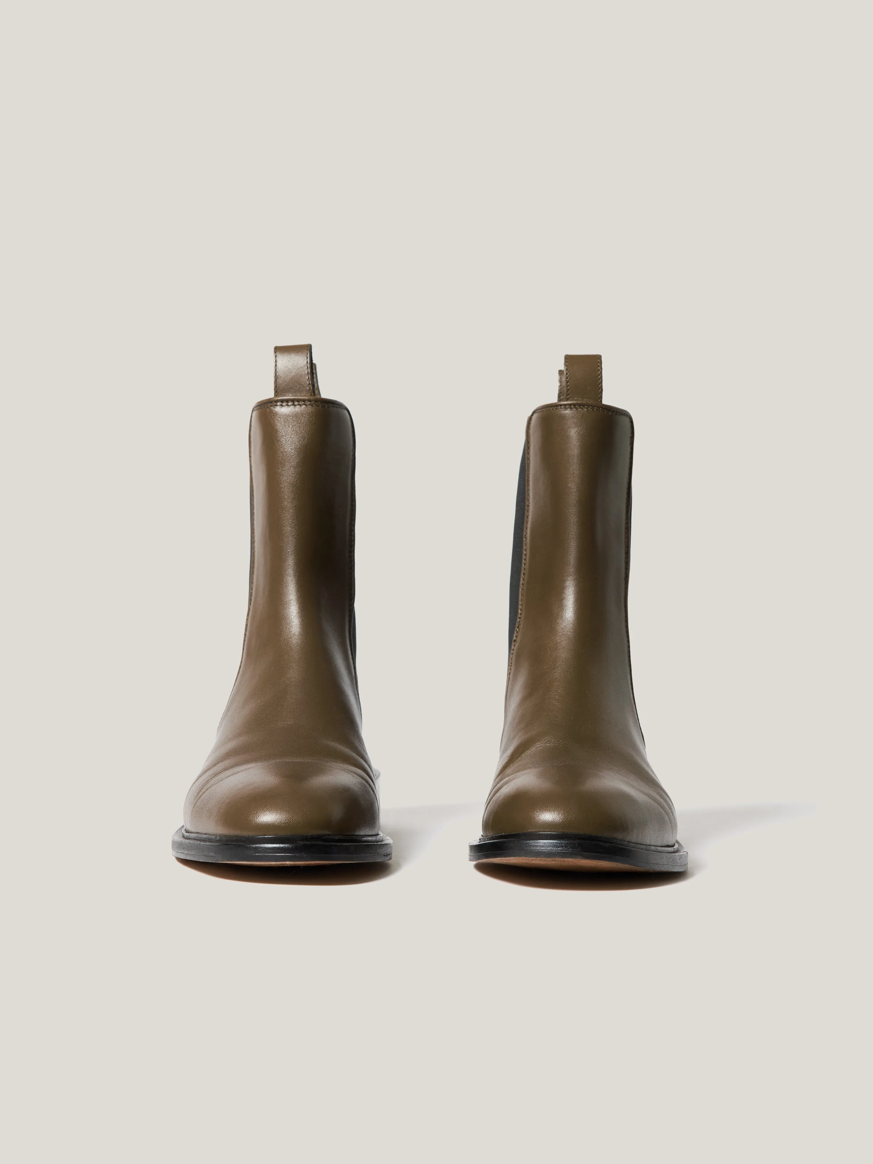 Pembridge Leather Chelsea Boot | Khaki sold by Jigsaw product image thumbnail 3