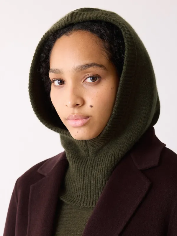 Hooded Snood | Khaki sold by Jigsaw