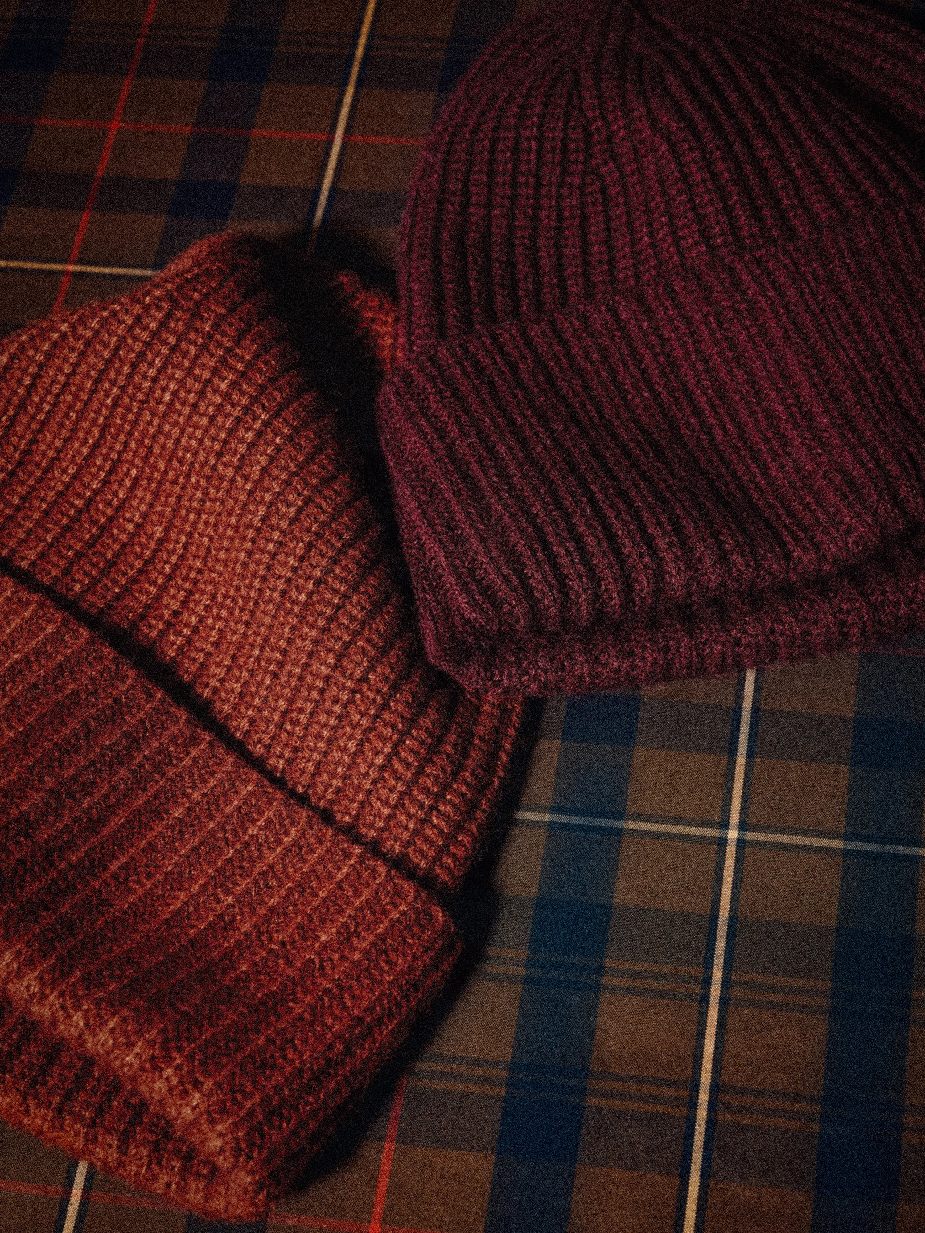 Wool Cashmere Blend Rib Beanie | Auburn sold by Jigsaw product image thumbnail 2