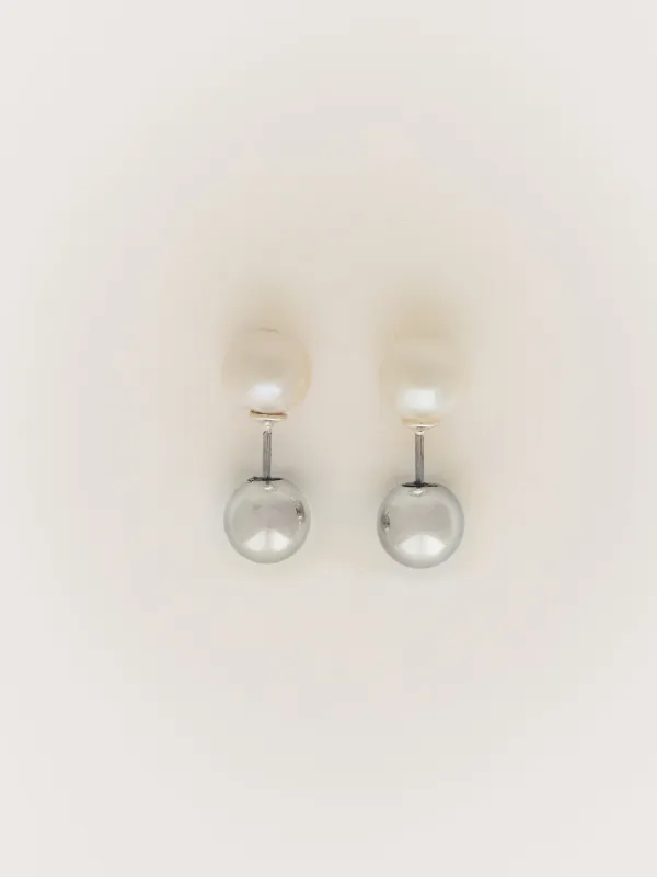 Reversible Stud Earring | Silver made by Jigsaw