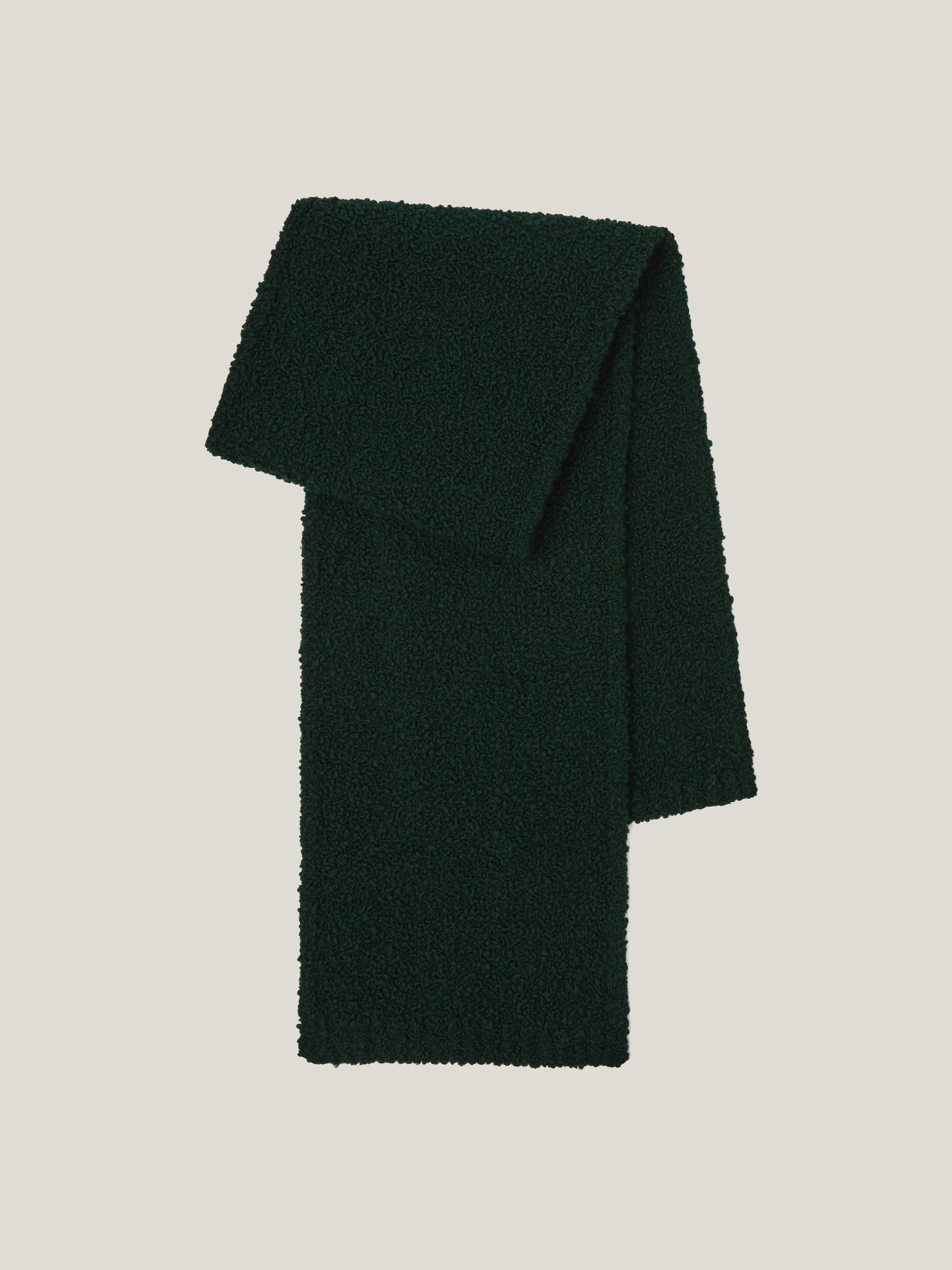 Boucle Scarf | Green sold by Jigsaw product image thumbnail 3