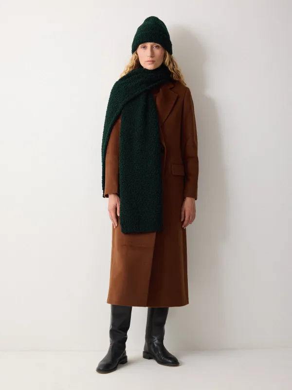 Boucle Scarf | Green sold by Jigsaw