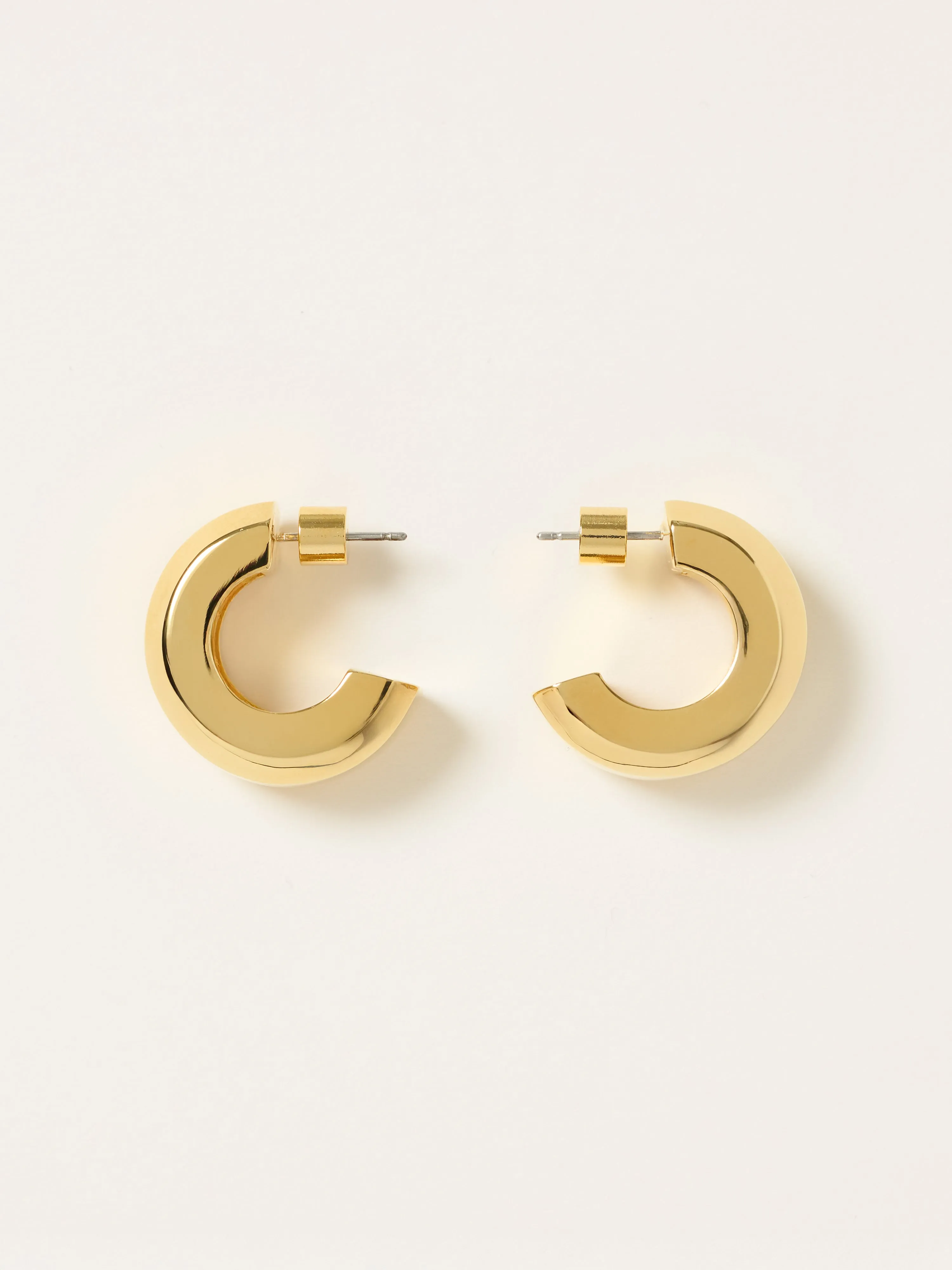 Chunky Hoop Earring | Gold sold by Jigsaw product image thumbnail 5