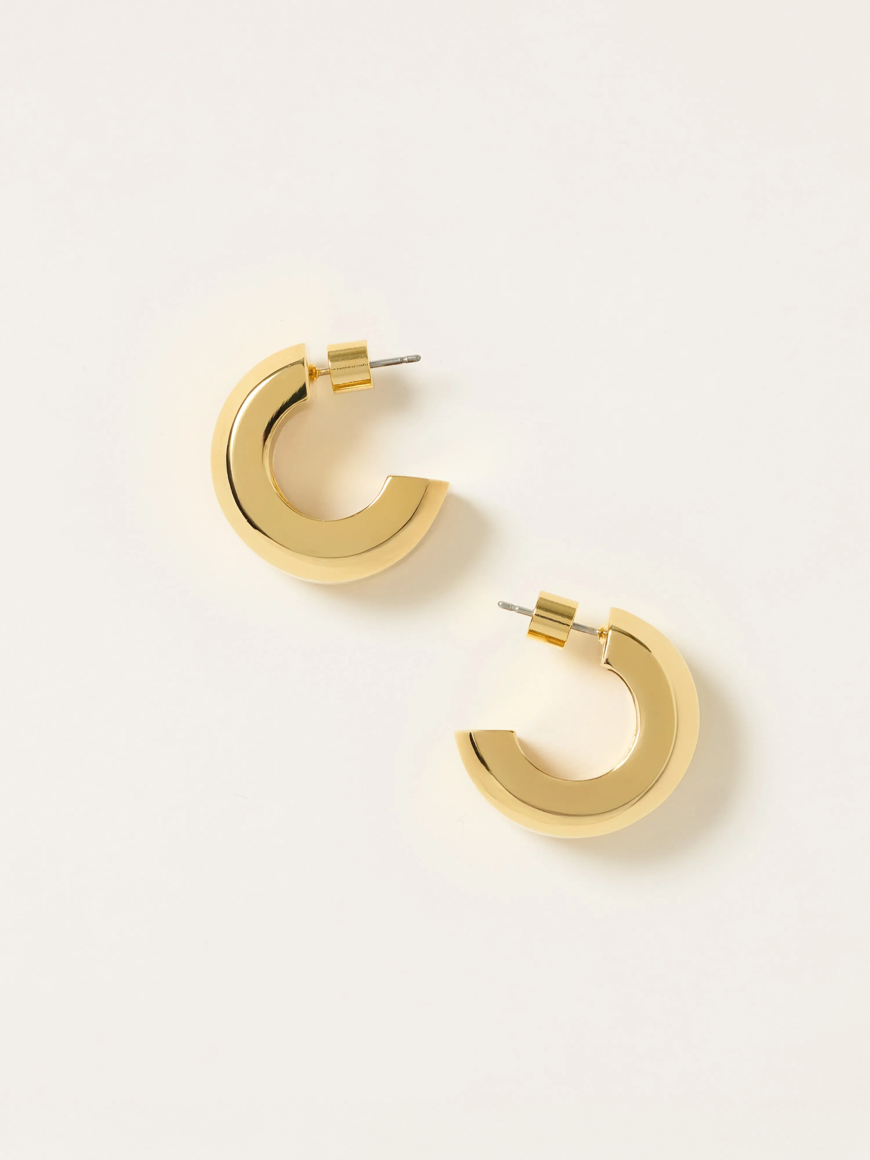 Chunky Hoop Earring | Gold sold by Jigsaw product image thumbnail 2