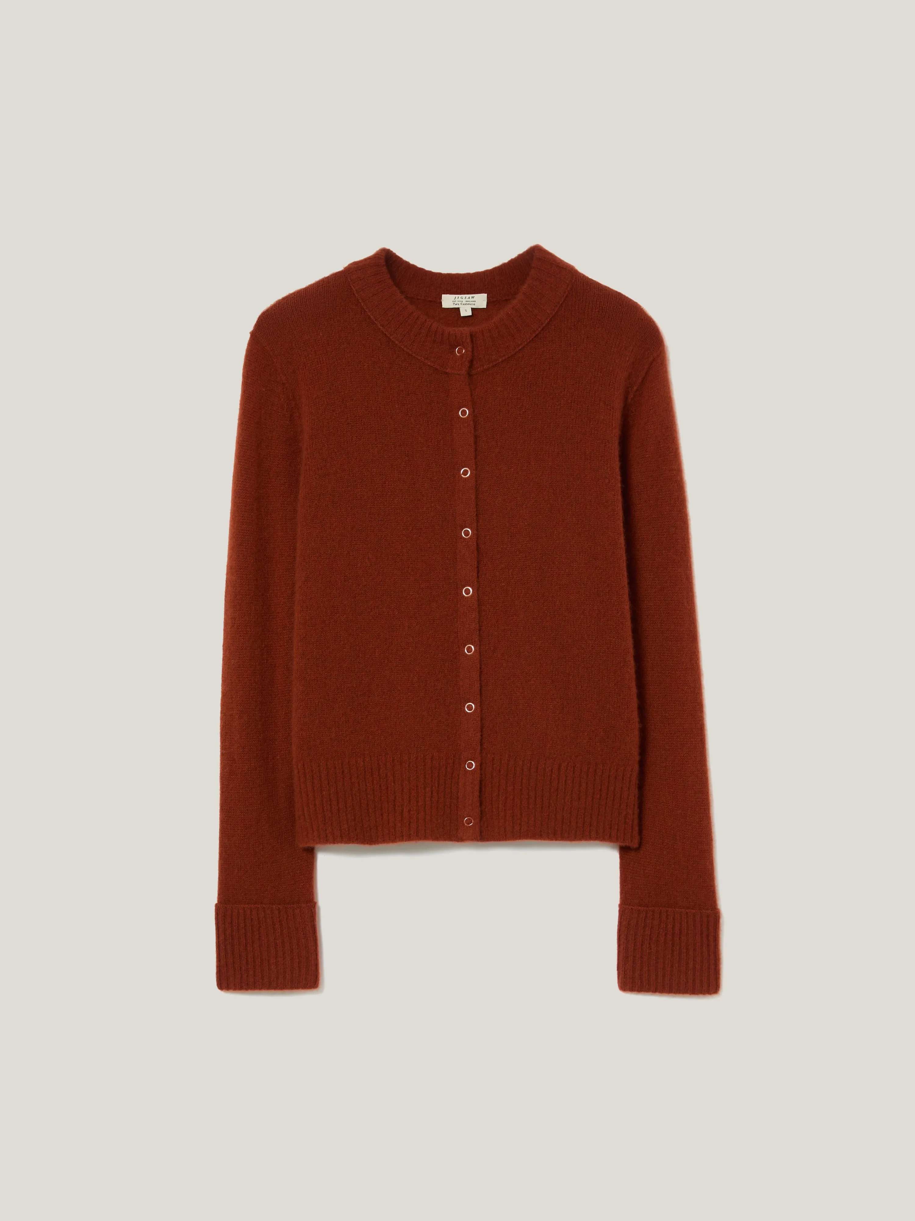 Cloud Cashmere Petersham Cardi | Auburn sold by Jigsaw product image thumbnail 5