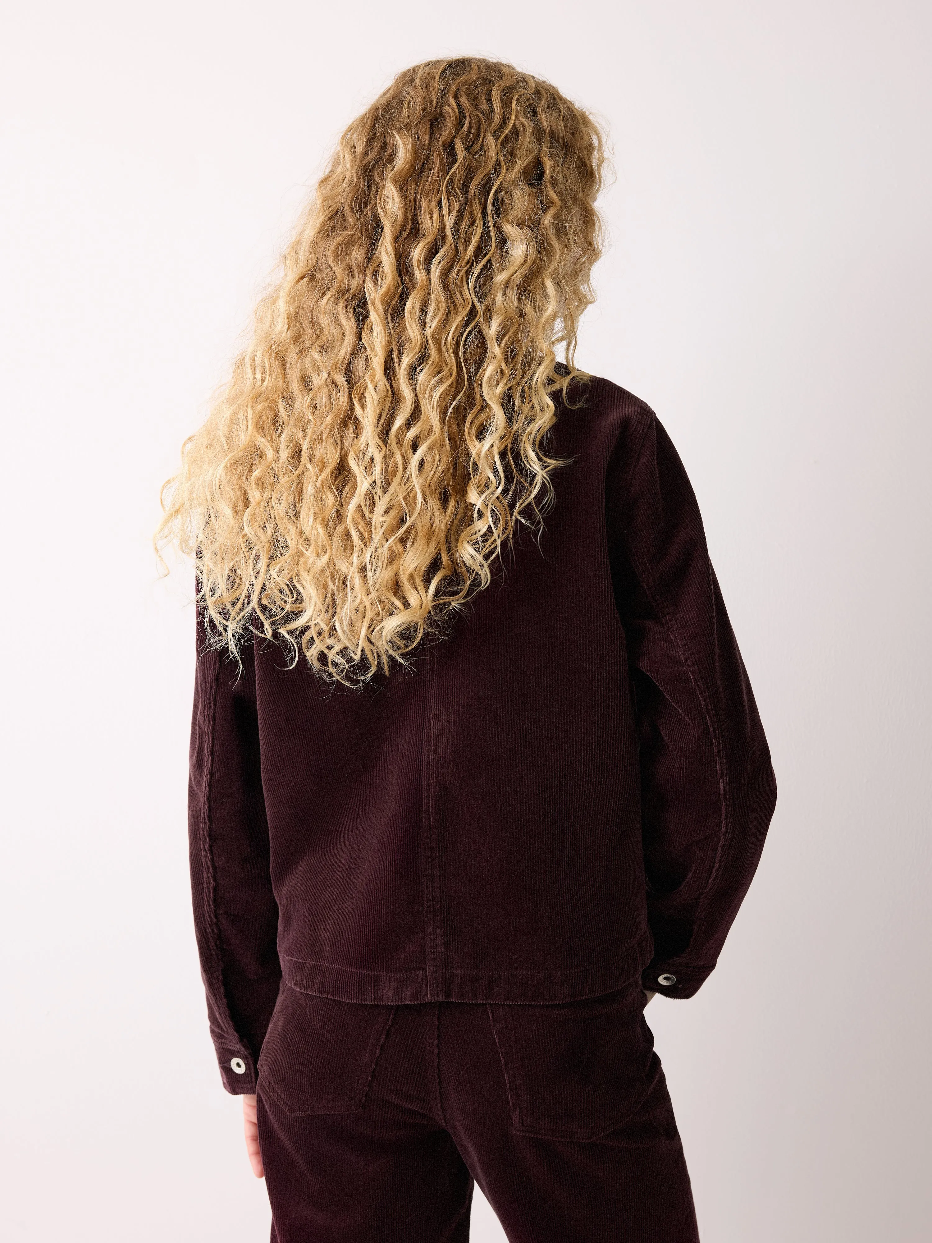 Cord Patch Pocket Jacket | Purple sold by Jigsaw product image thumbnail 5