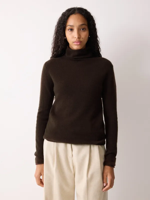 Cloud Cashmere Holden Polo | Brown made by Jigsaw