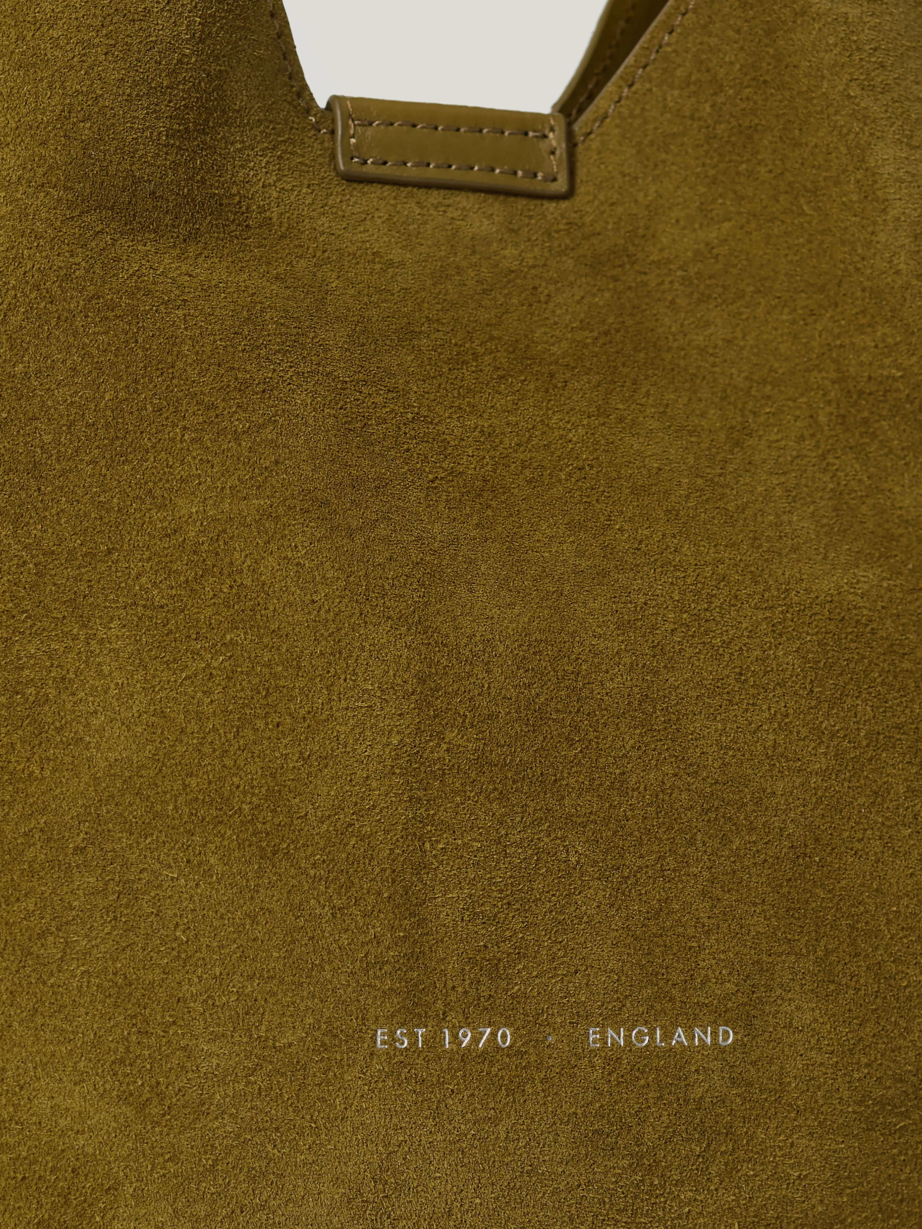 Mini Heckfield Suede Tote | Green sold by Jigsaw product image thumbnail 5