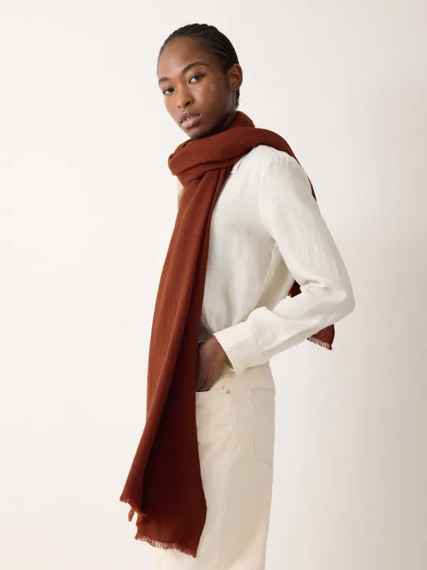 Wool Silk Pashmina | Auburn sold by Jigsaw