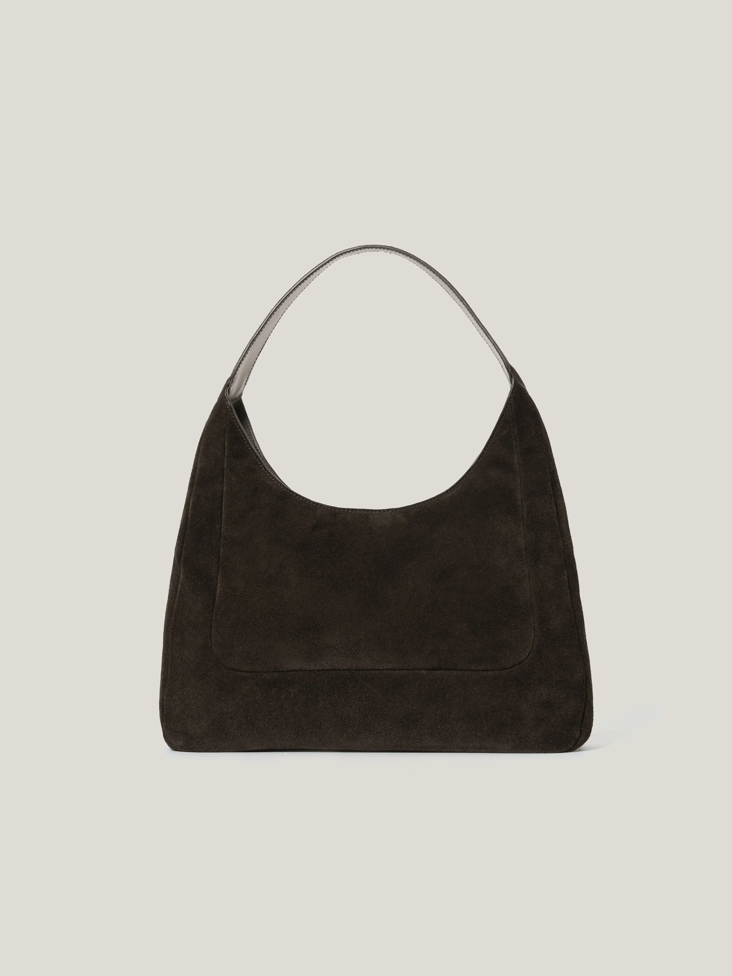 Suede Hobo Shoulder Bag | Brown sold by Jigsaw product image thumbnail 4