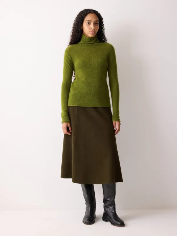 Cloud Cashmere Holden Polo | Green sold by Jigsaw