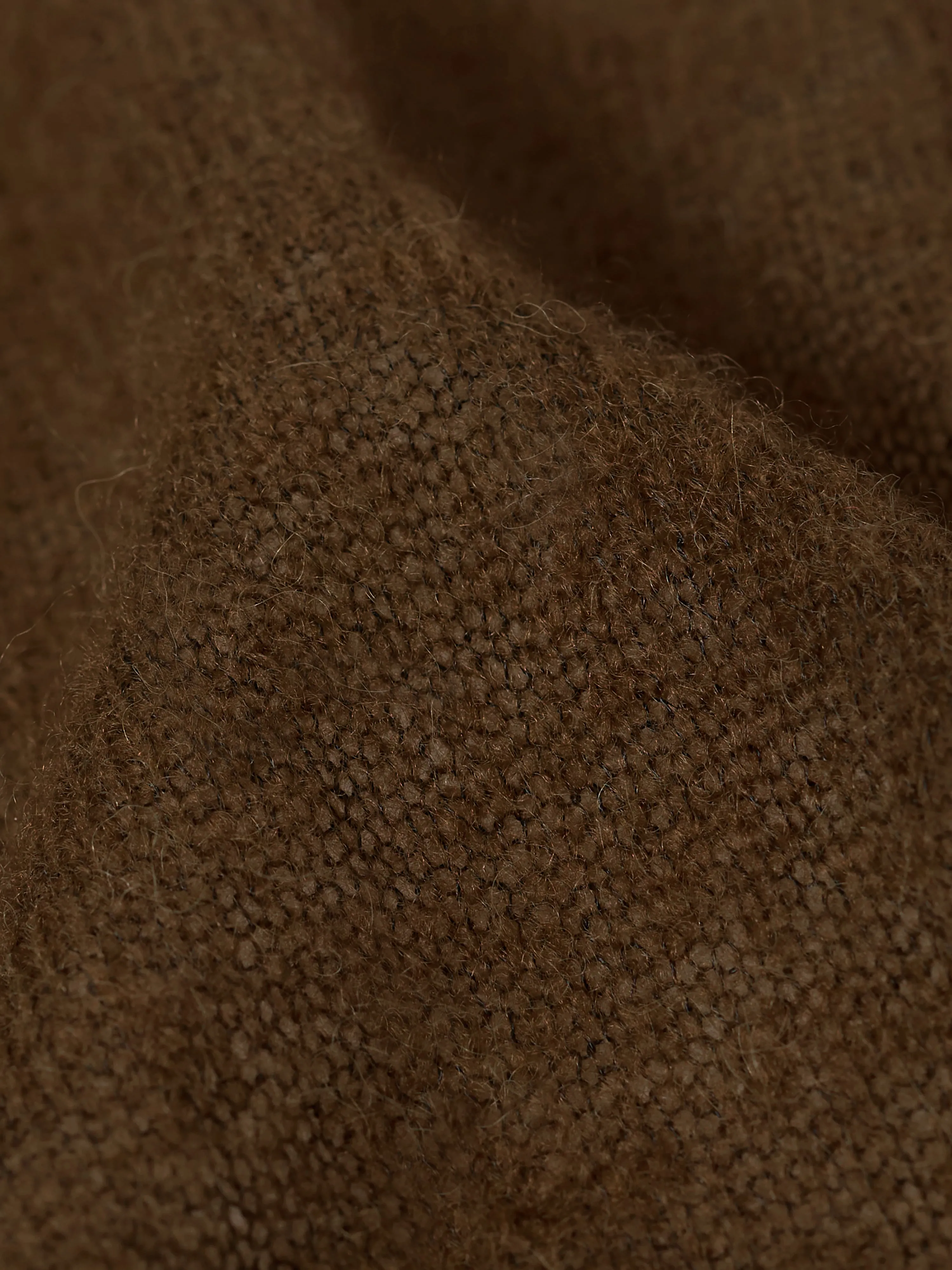Soft Gauzy Knit Scarf | Brown sold by Jigsaw product image thumbnail 5