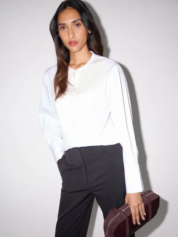 Tuxedo Shirt | White sold by Jigsaw