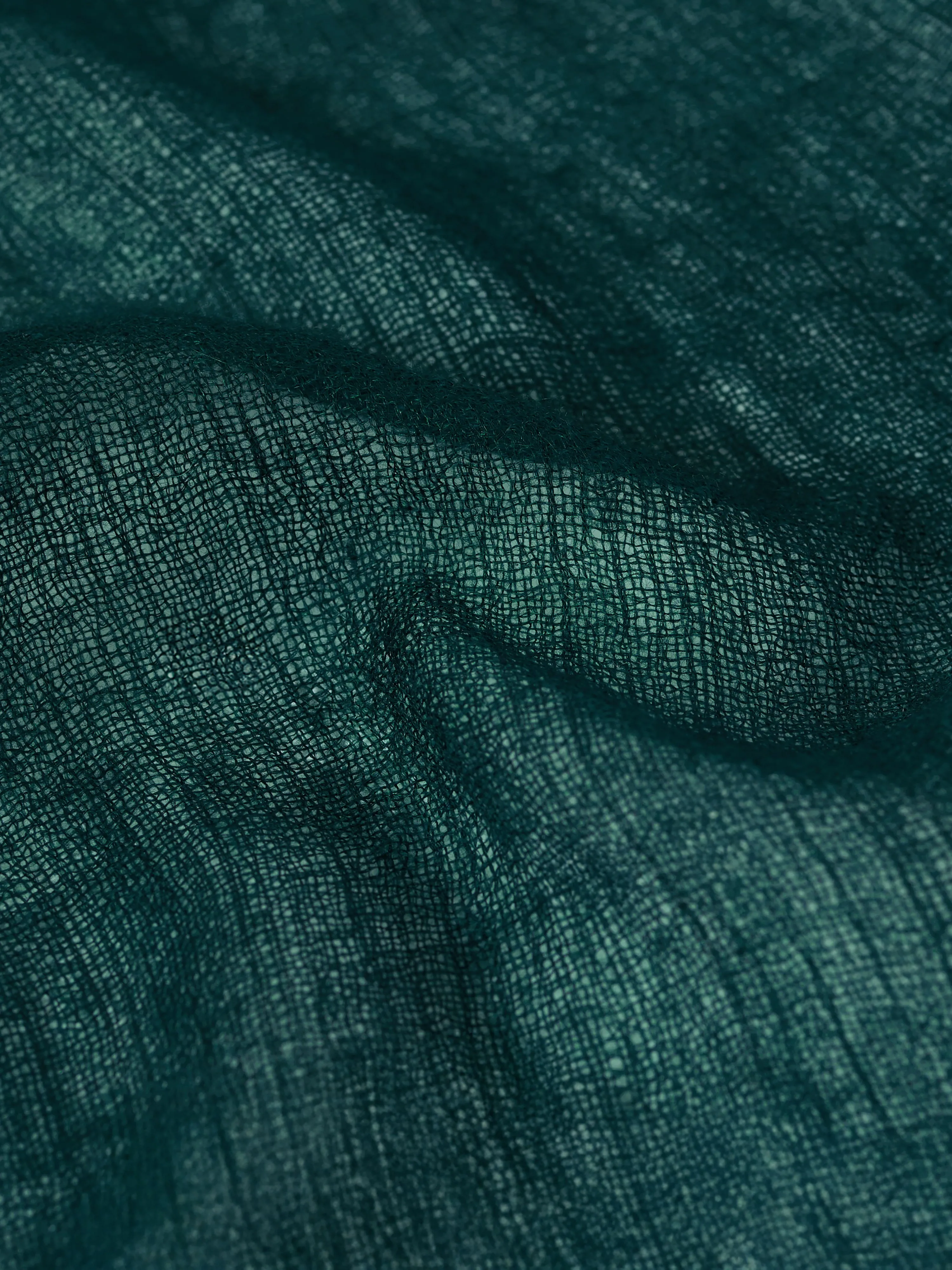 Pure Cashmere Gauze Scarf | Green sold by Jigsaw product image thumbnail 4