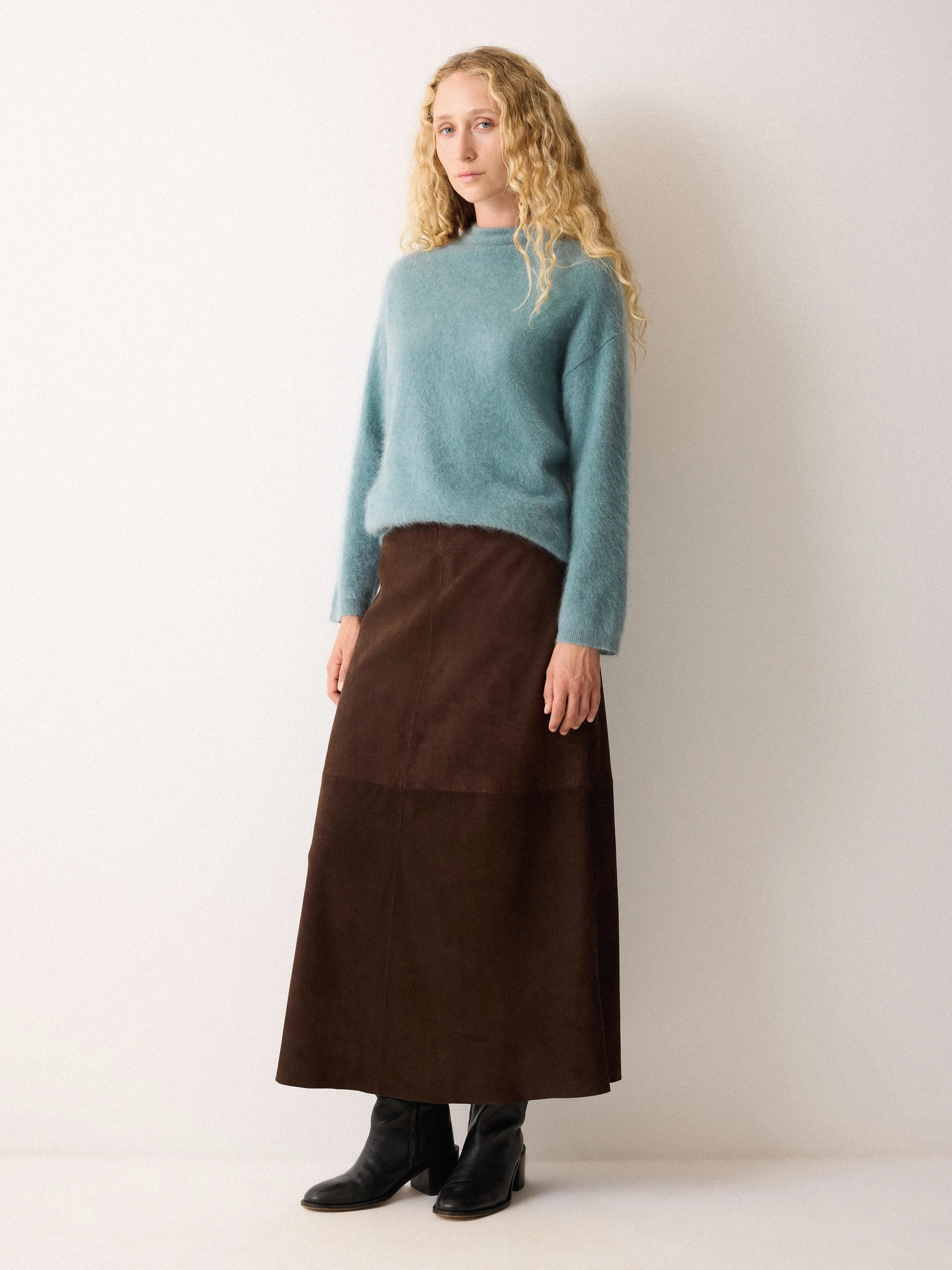 Halo Cashmere Oversized Jumper | Blue sold by Jigsaw product image thumbnail 2