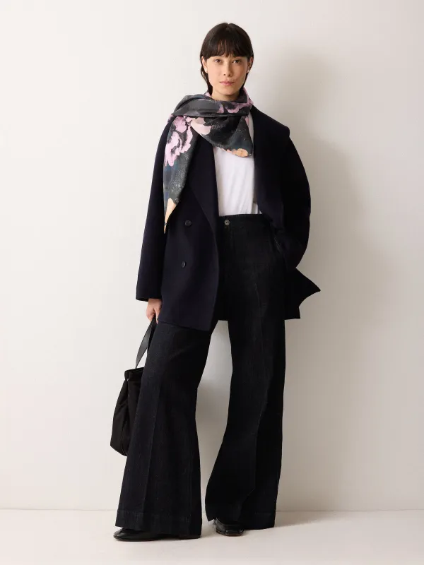 Myrtle Pressed Crease Jean | Indigo sold by Jigsaw