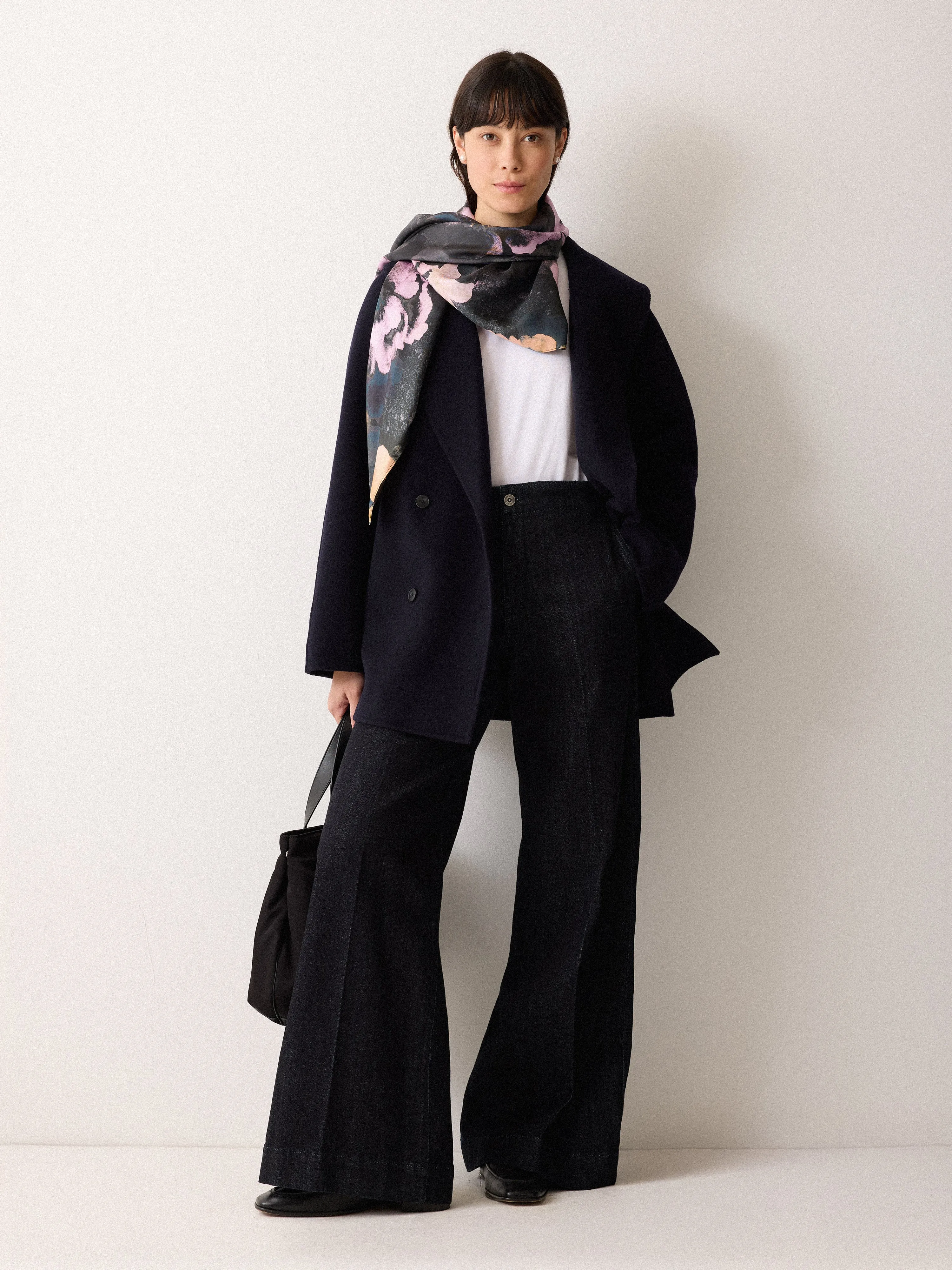 Myrtle Pressed Crease Jean | Indigo sold by Jigsaw