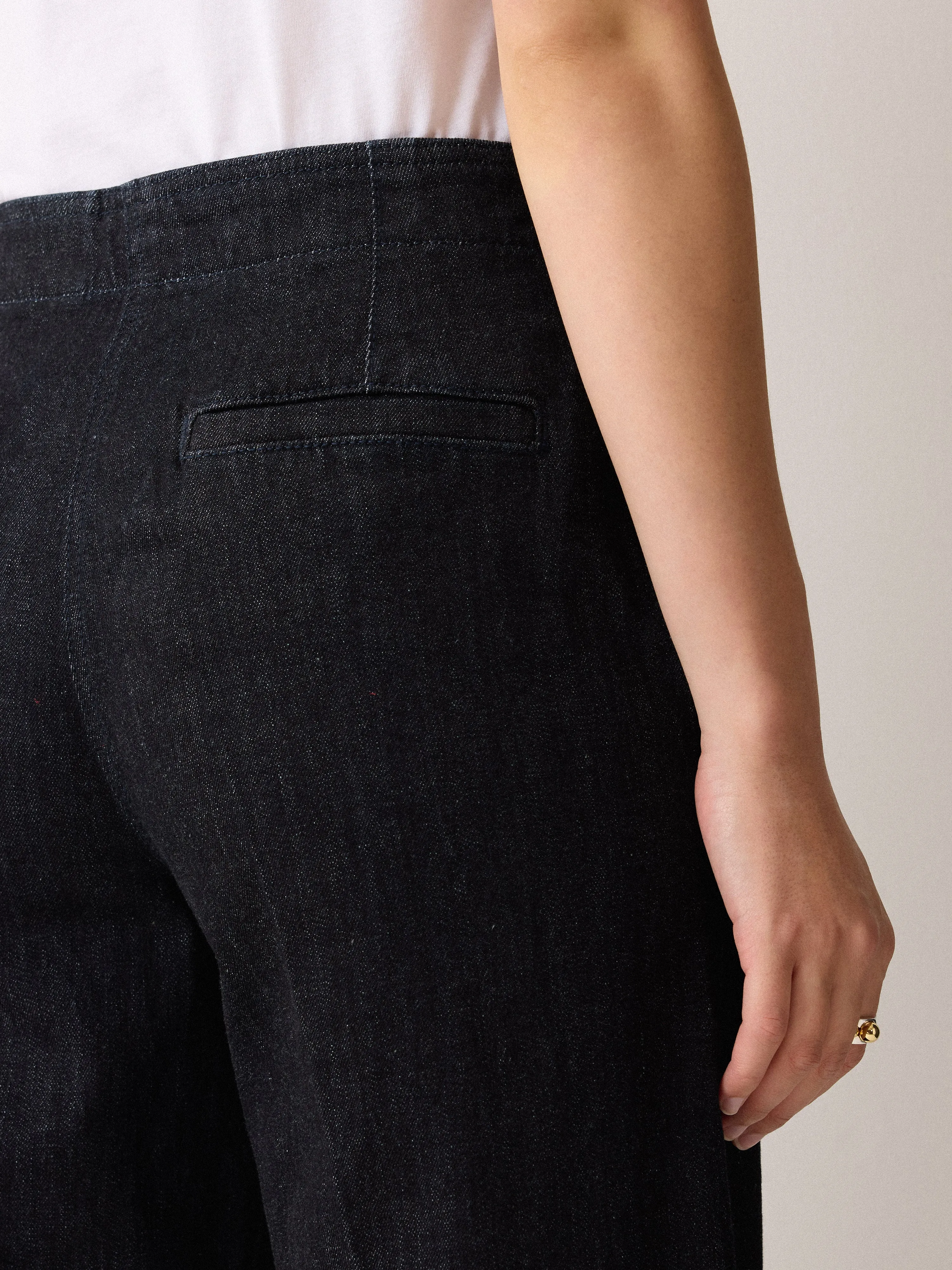 Myrtle Pressed Crease Jean | Indigo sold by Jigsaw product image thumbnail 4