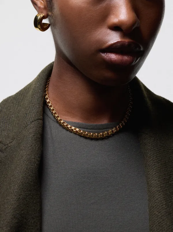 Cube Chain Necklace | Gold sold by Jigsaw