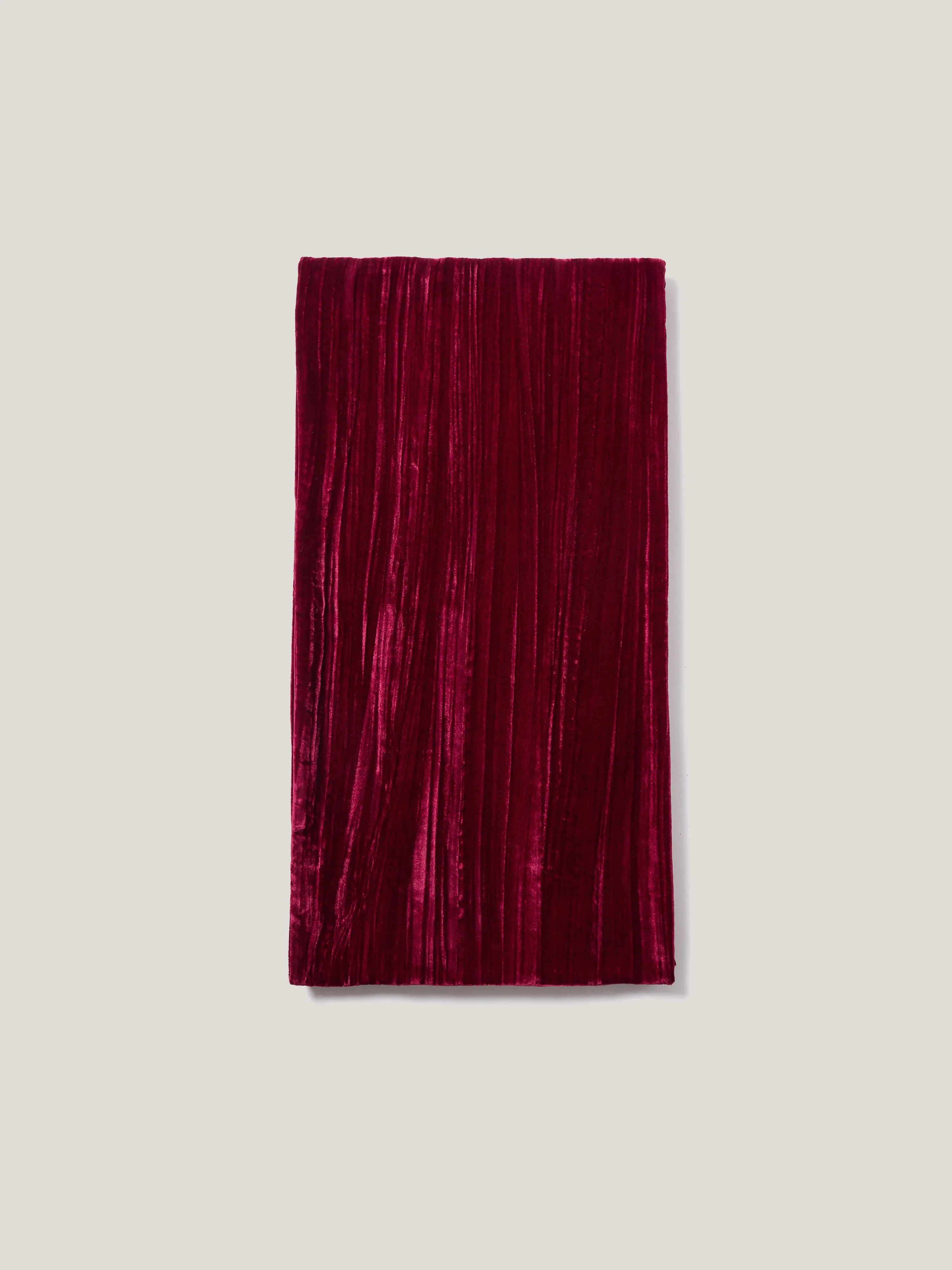 Velvet Plisse Scarf | Red sold by Jigsaw product image thumbnail 4