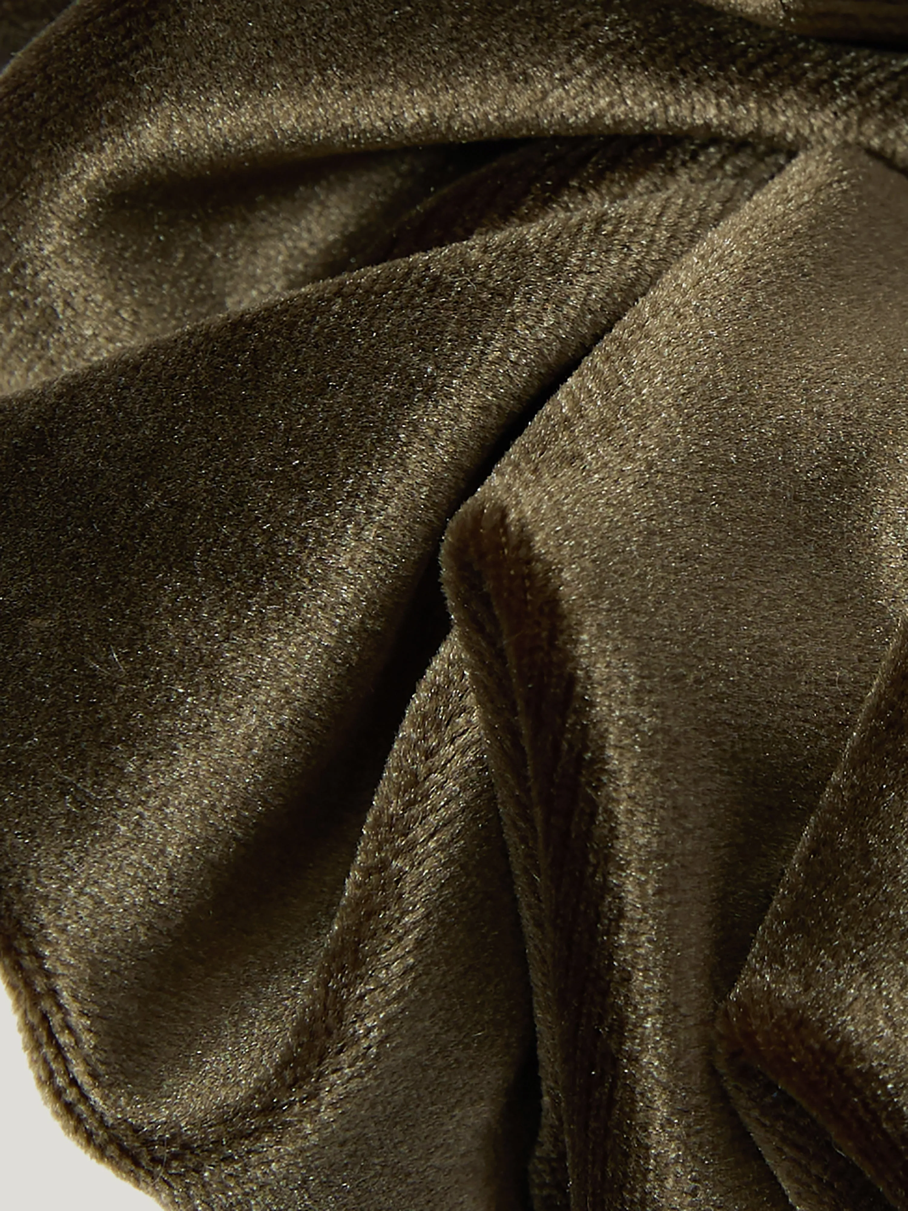 Velvet Scrunchie | Khaki sold by Jigsaw product image thumbnail 3