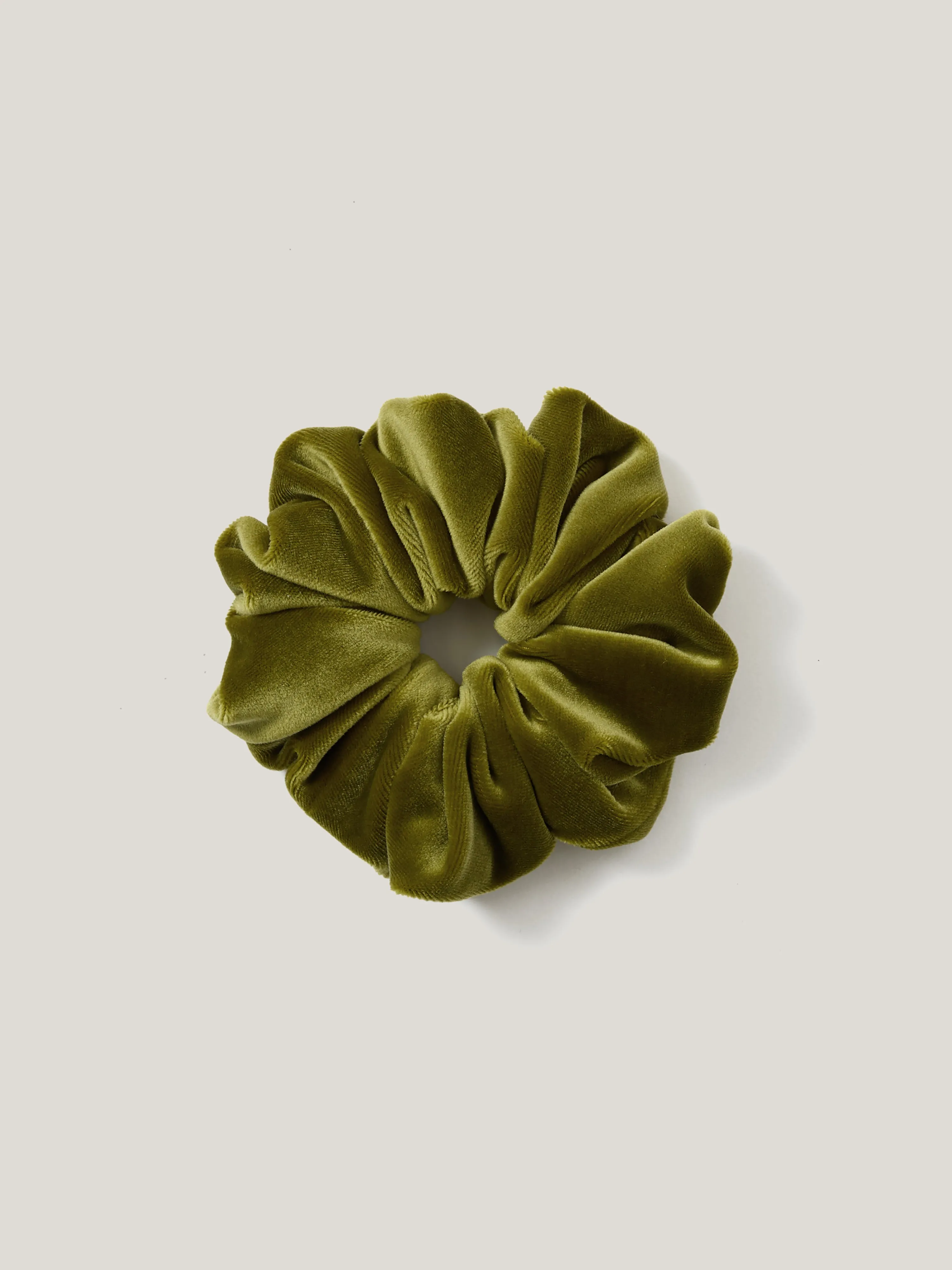 Velvet Scrunchie | Light Green sold by Jigsaw product image thumbnail 4