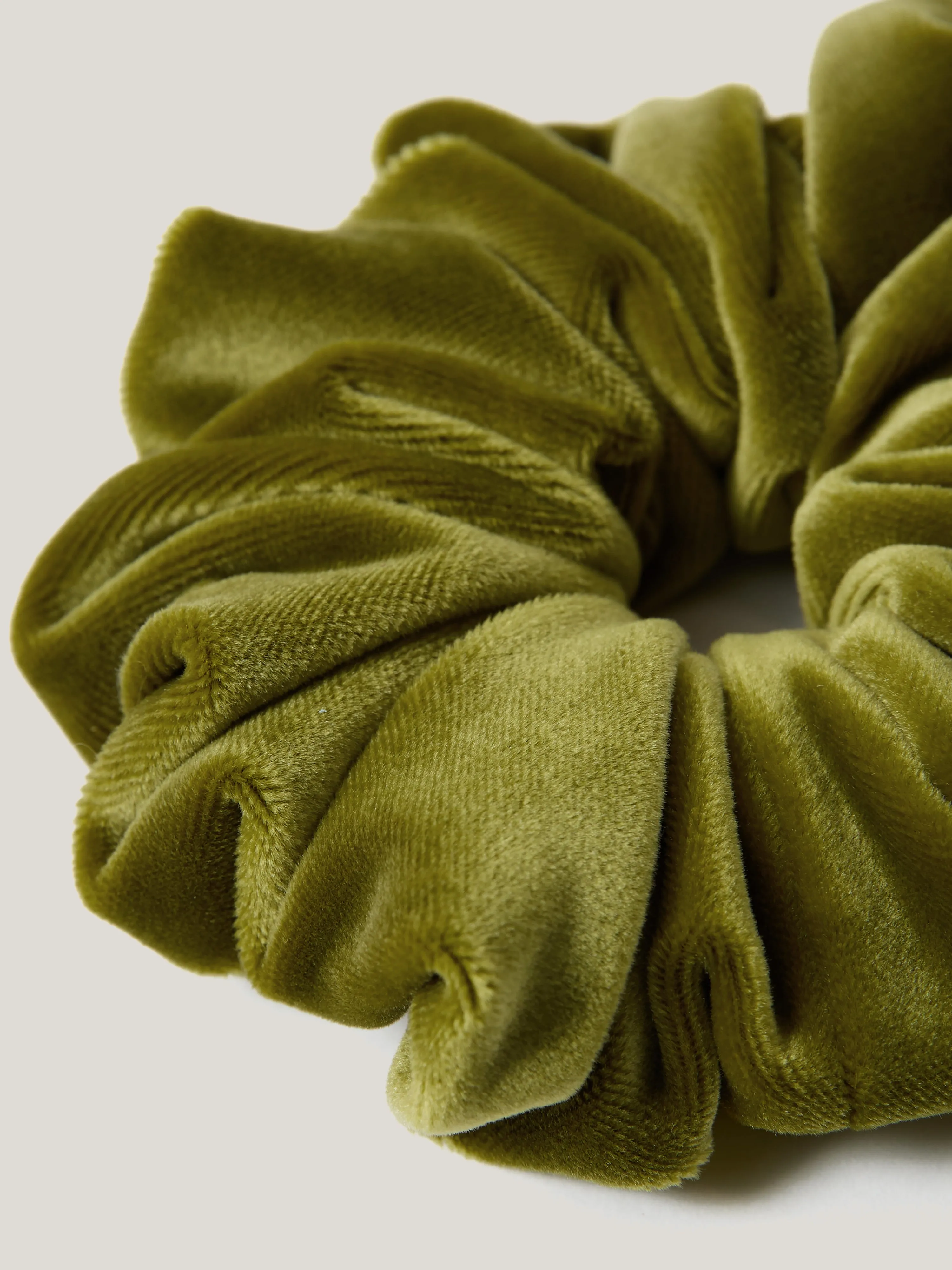 Velvet Scrunchie | Light Green sold by Jigsaw product image thumbnail 2