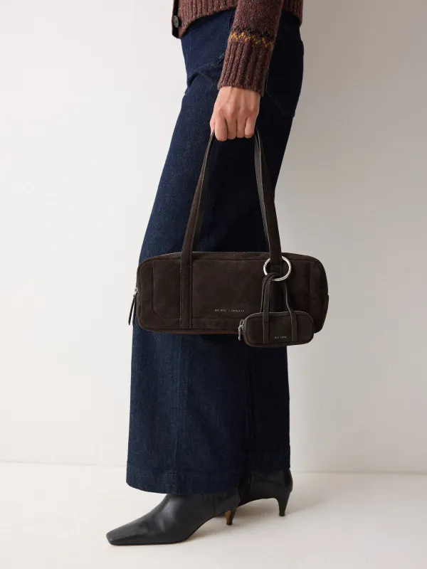 Mini Baguette Bag Charm | Brown sold by Jigsaw