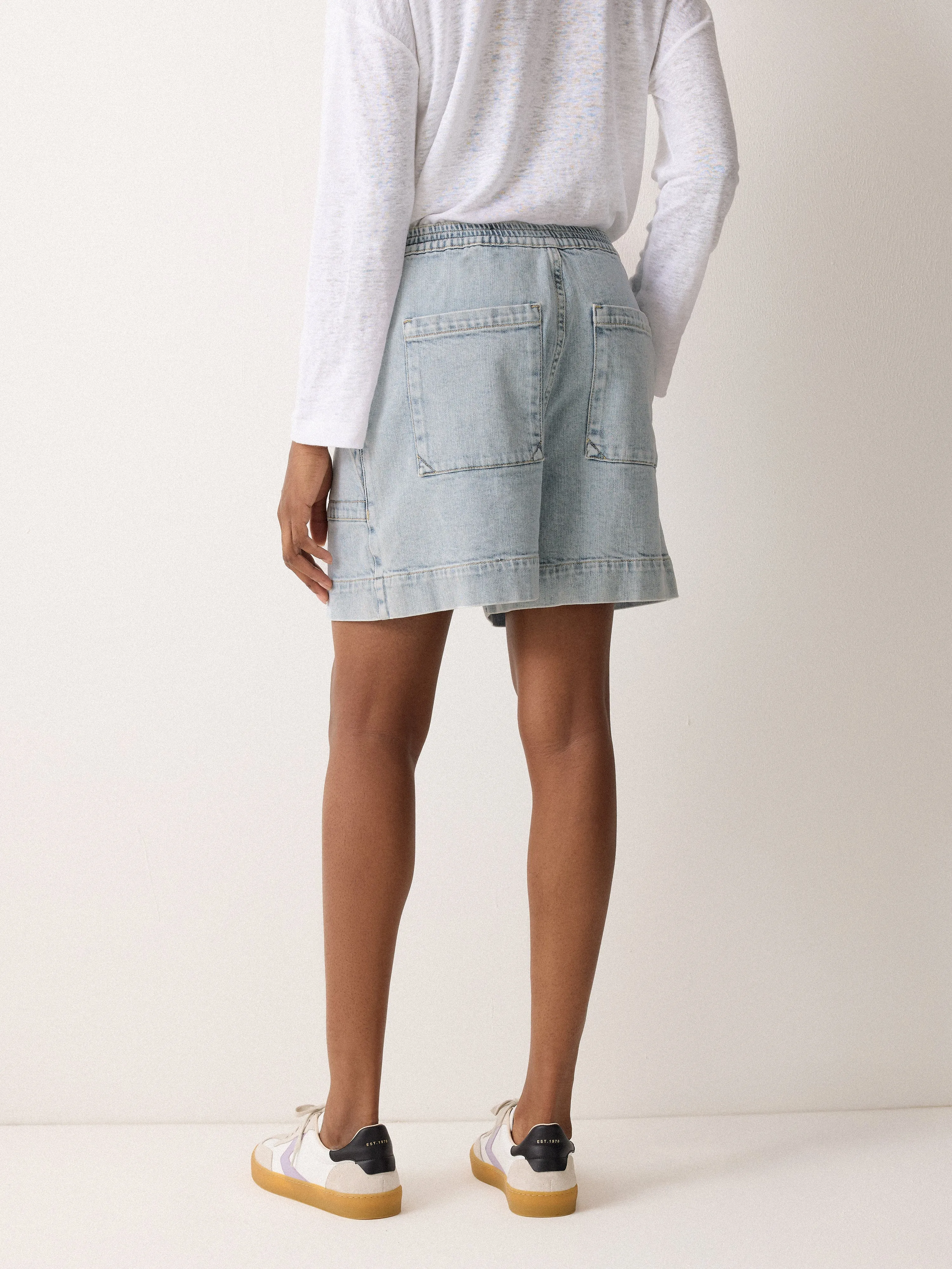 Denim Patch Pocket Short | Light Blue Wash sold by Jigsaw product image thumbnail 5