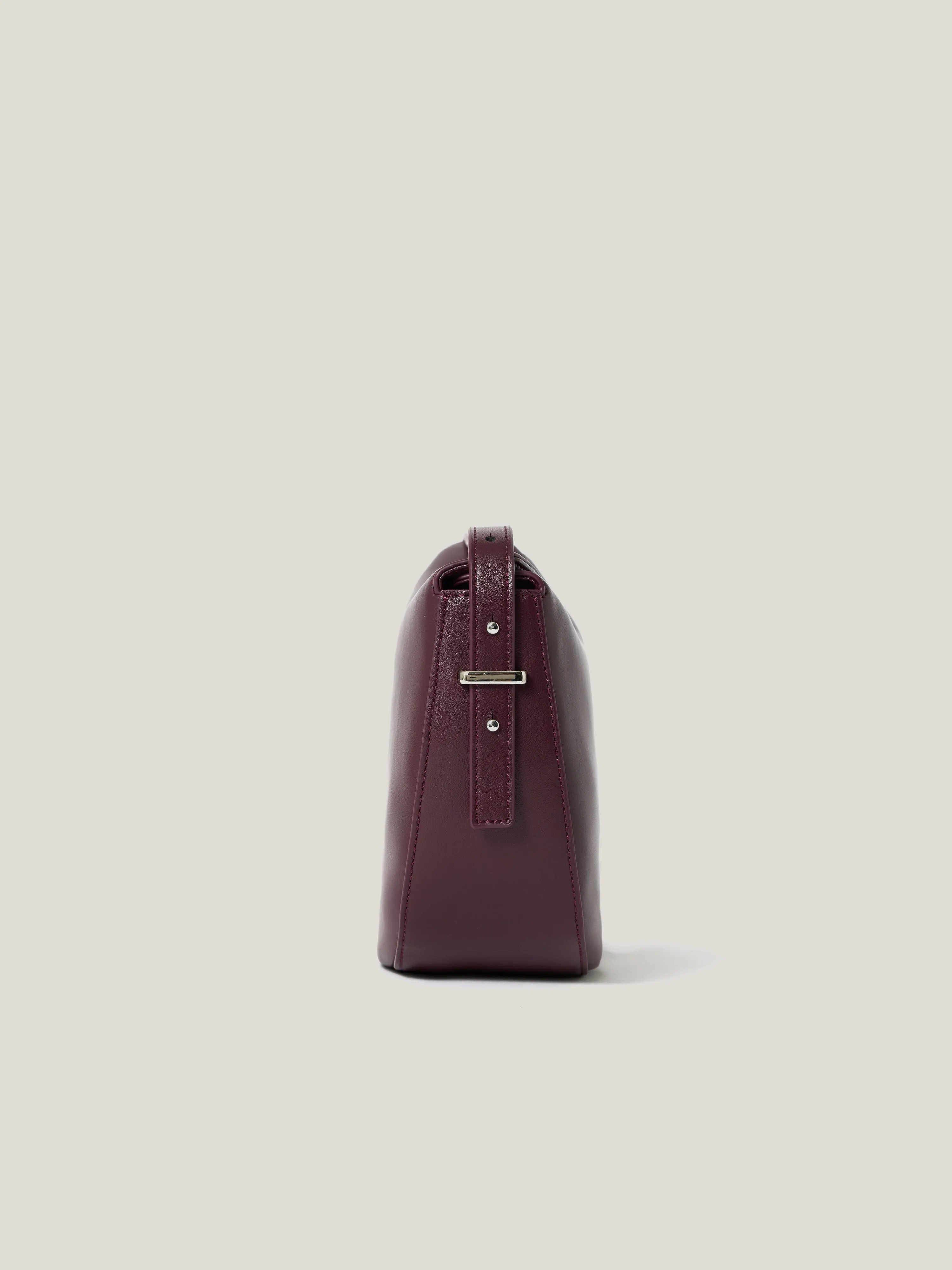 Sling Fold Over Bag | Burgundy sold by Jigsaw product image thumbnail 5