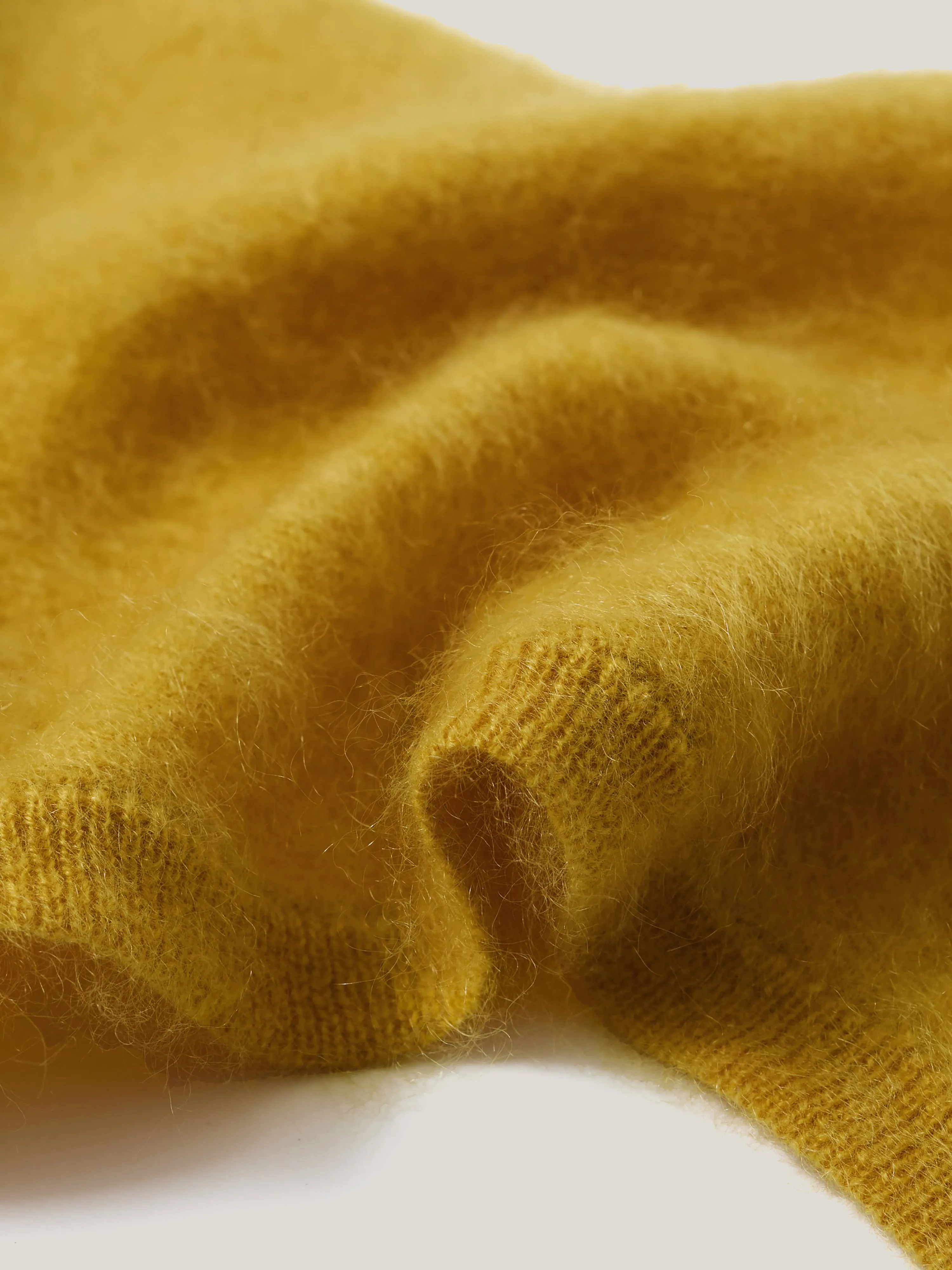 Halo Cashmere Triangle Scarf | Mustard sold by Jigsaw product image thumbnail 2