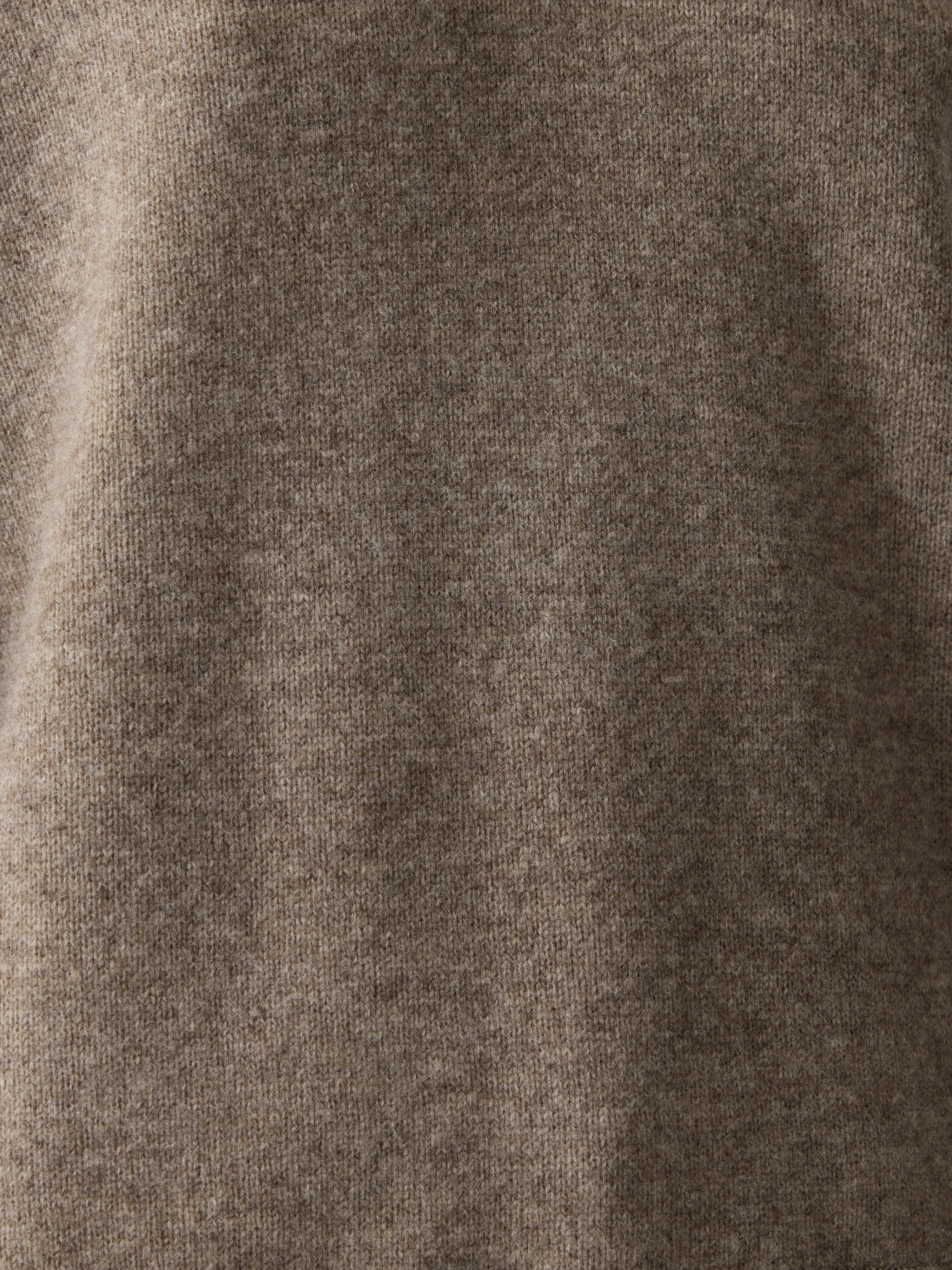 Wool Blend Hooded Jumper | Taupe sold by Jigsaw product image thumbnail 5