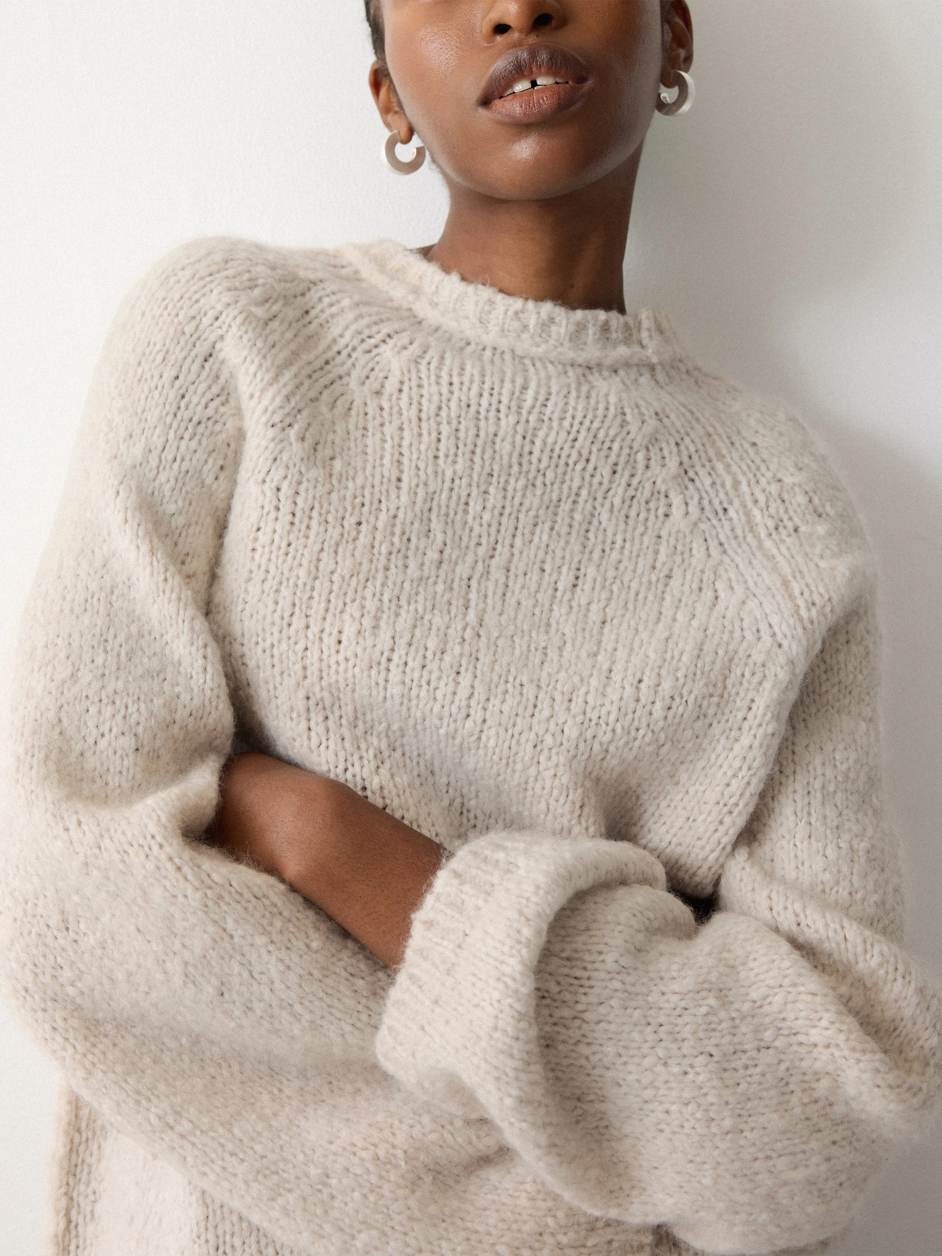 Soft Boucle Jumper | Cream sold by Jigsaw product image thumbnail 3