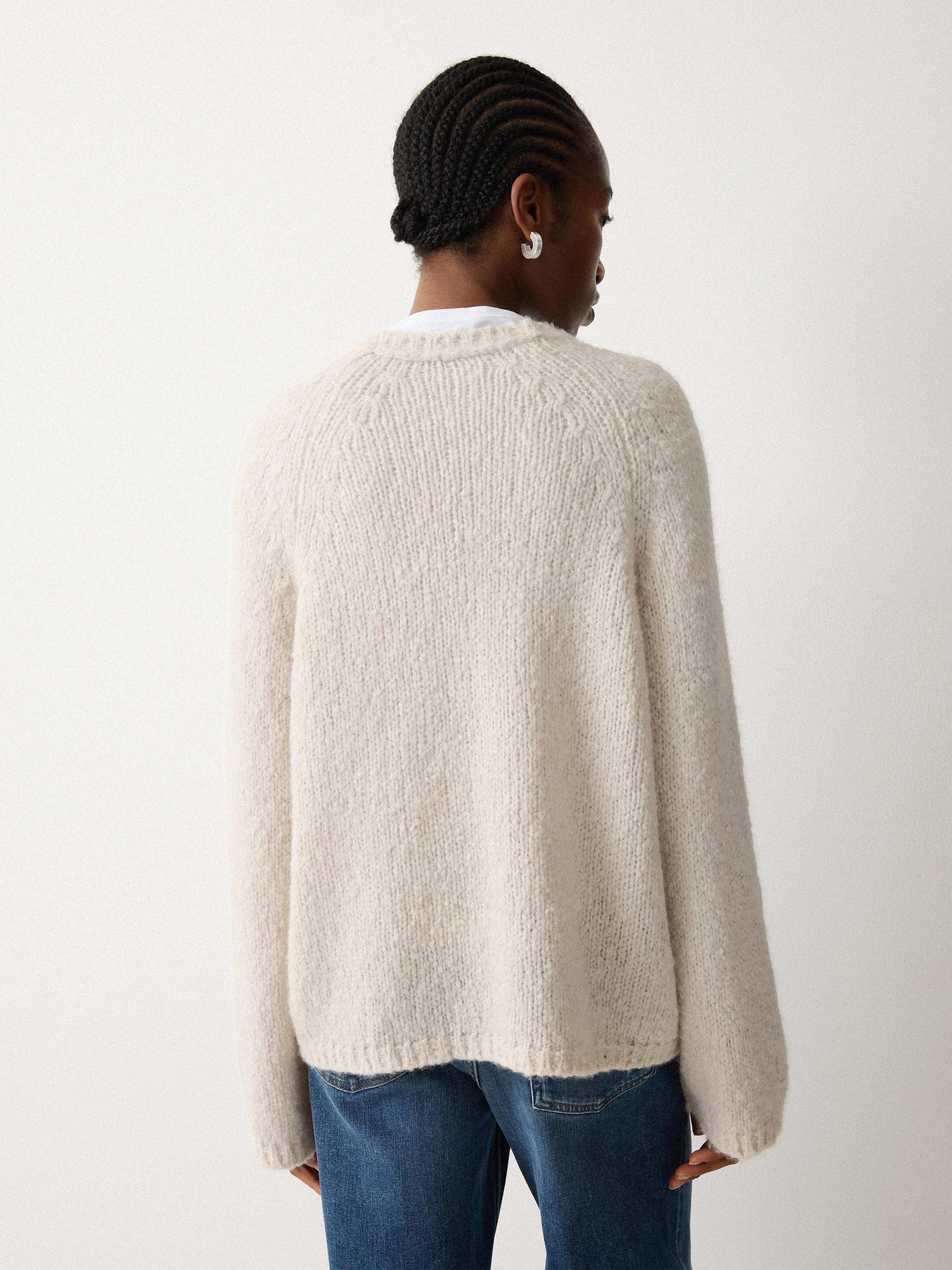 Soft Boucle Jumper | Cream sold by Jigsaw product image thumbnail 4