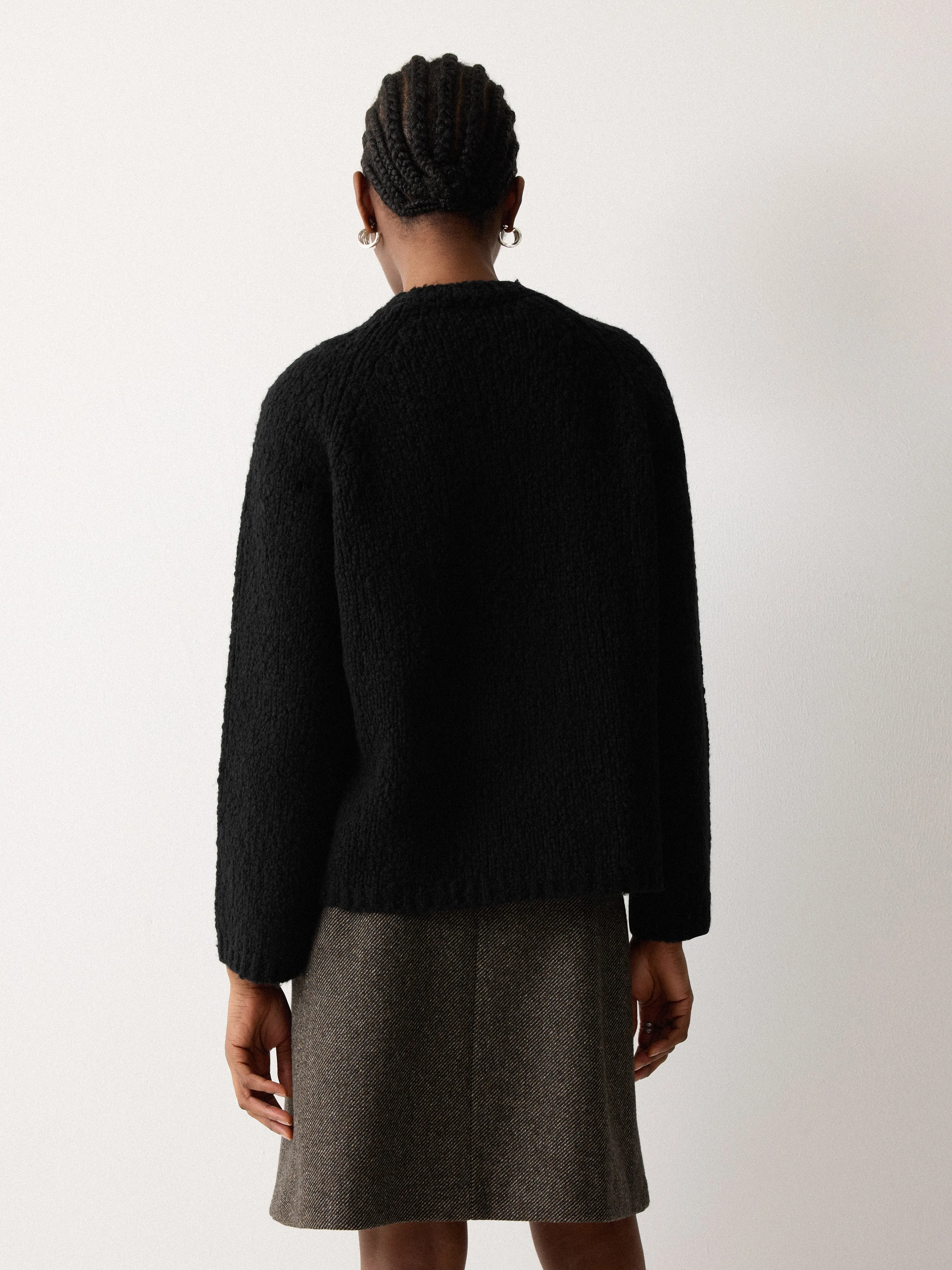 Soft Boucle Jumper | Black sold by Jigsaw product image thumbnail 5