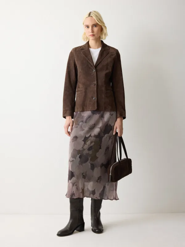 Antique Floral Midi Skirt | Multi sold by Jigsaw