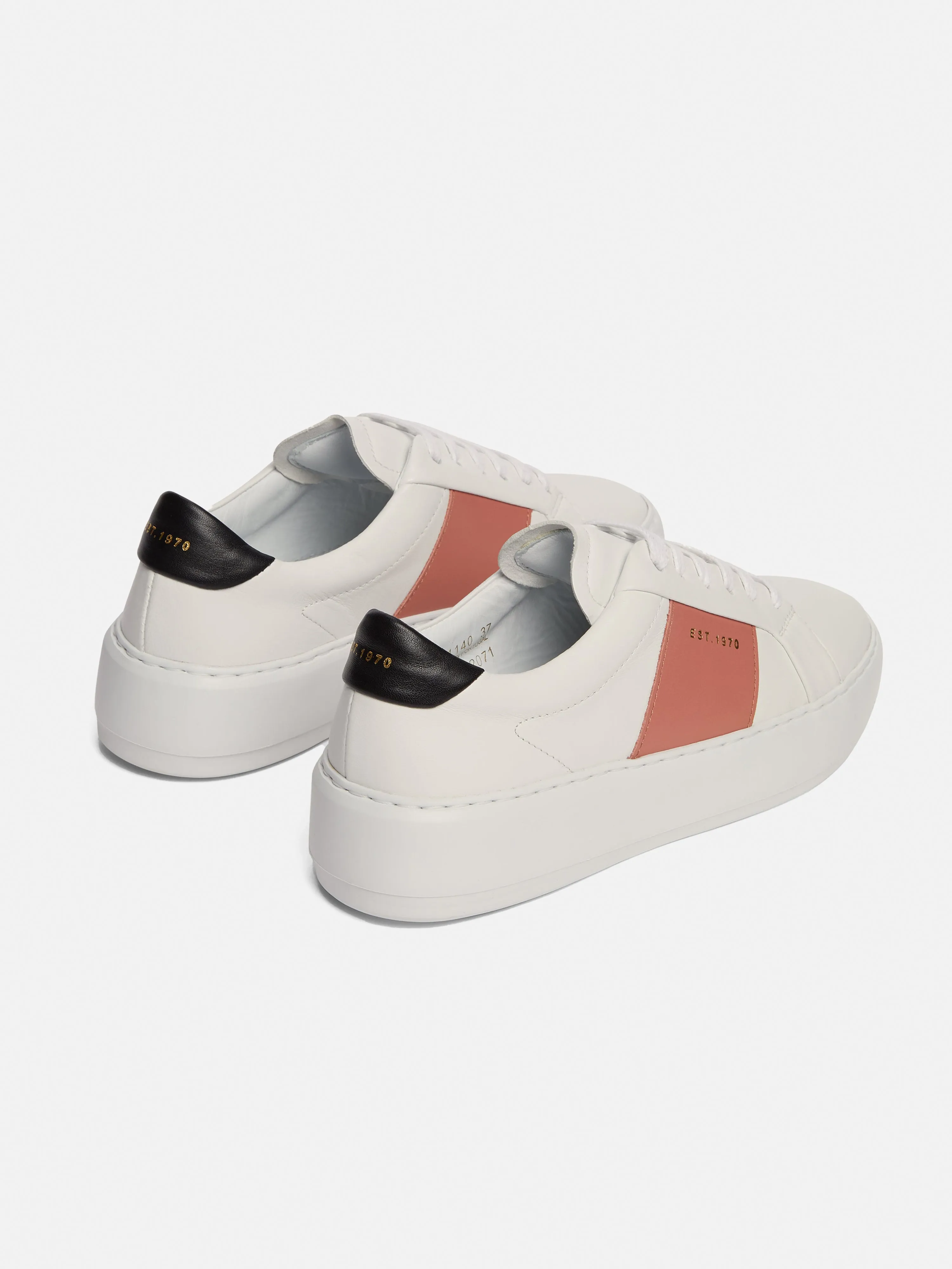 Riva Leather Platform Trainer | Pink sold by Jigsaw product image thumbnail 2