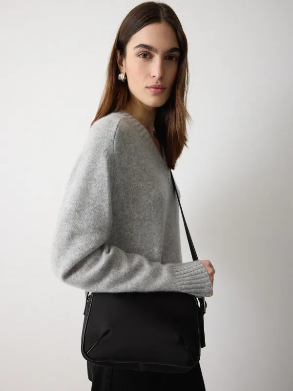 Padded Nylon Cross Body Bag | Black sold by Jigsaw