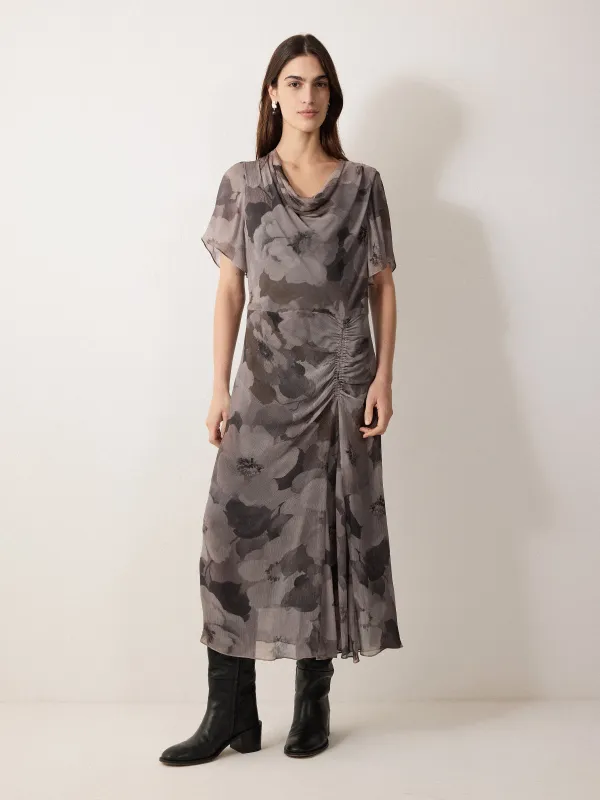 Antique Floral Midi Dress | Multi sold by Jigsaw