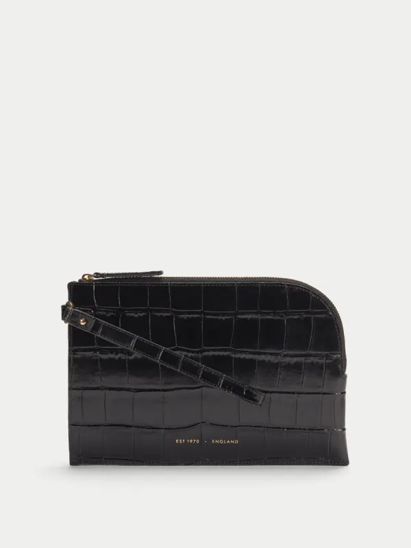 Sophia Rounded Pouch | Black sold by Jigsaw
