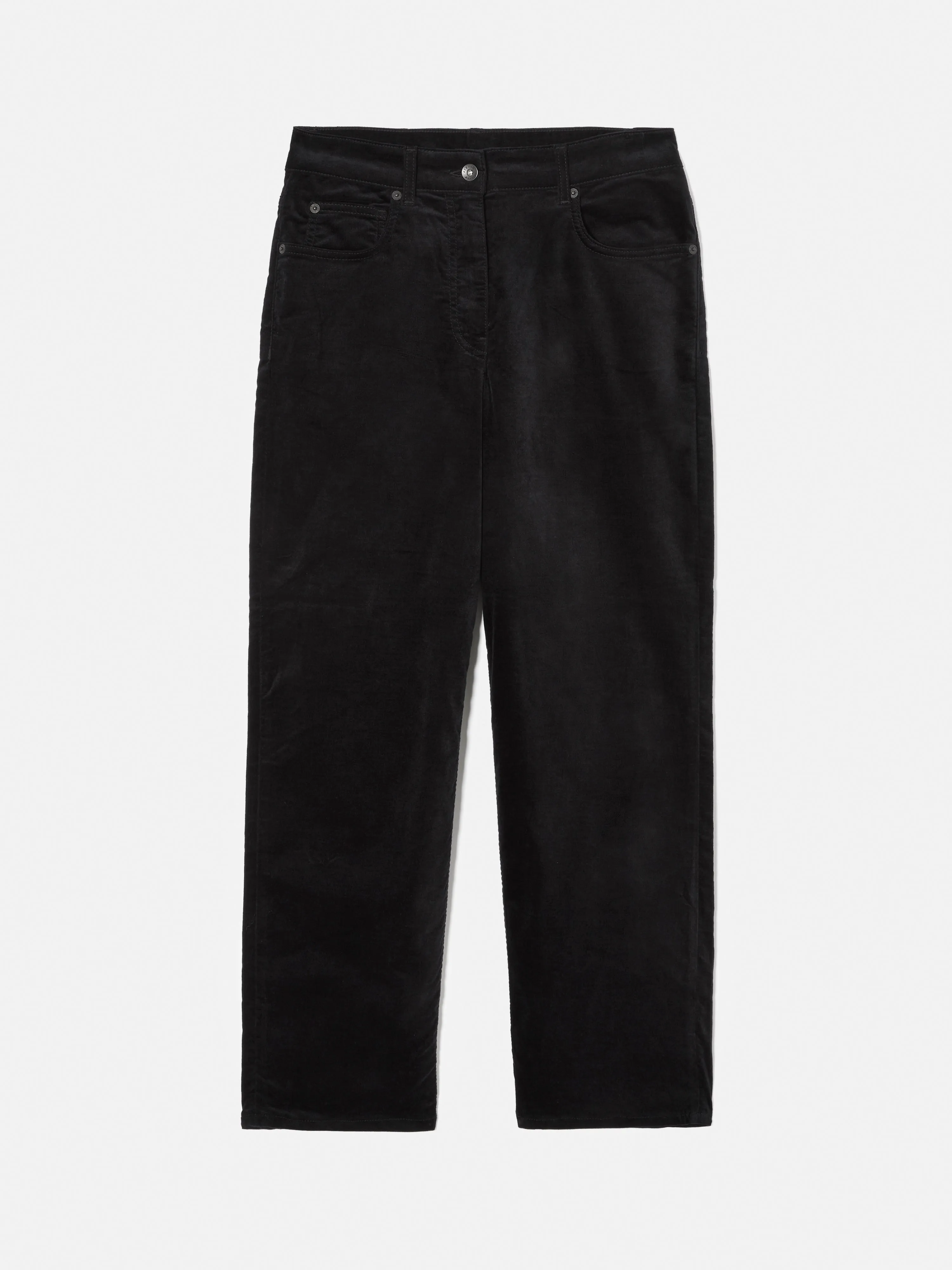 Delmont Velvet Tapered Jean | Black sold by Jigsaw product image thumbnail 5