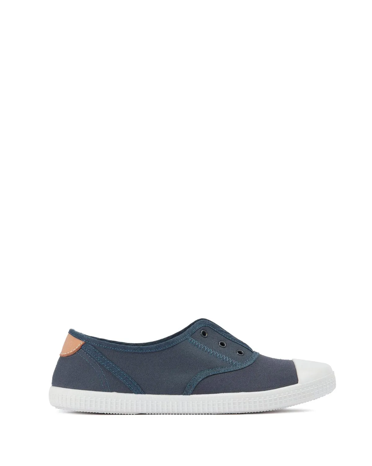 Thea Canvas Plimsoll | Navy sold by Jigsaw