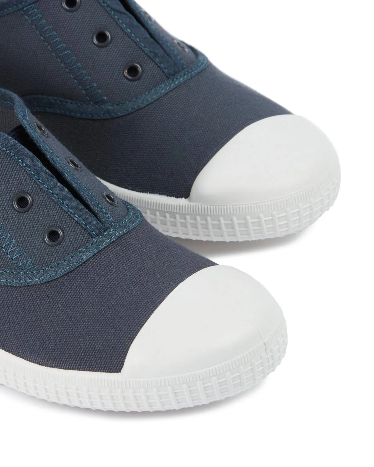 Thea Canvas Plimsoll | Navy sold by Jigsaw product image thumbnail 4