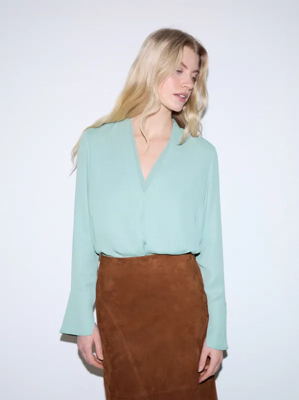 Double Layer Top | Green sold by Jigsaw