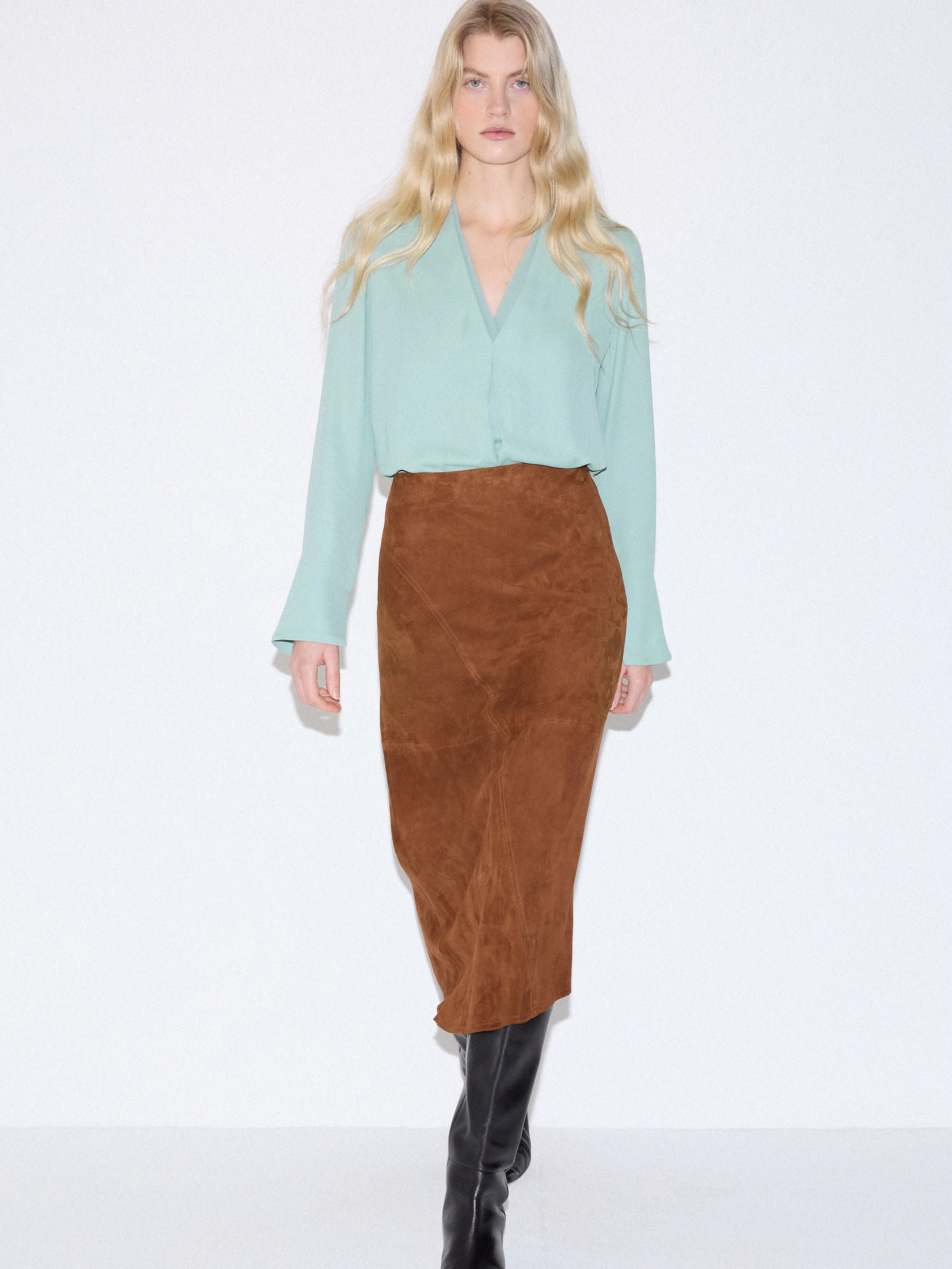 Double Layer Top | Green sold by Jigsaw product image thumbnail 3