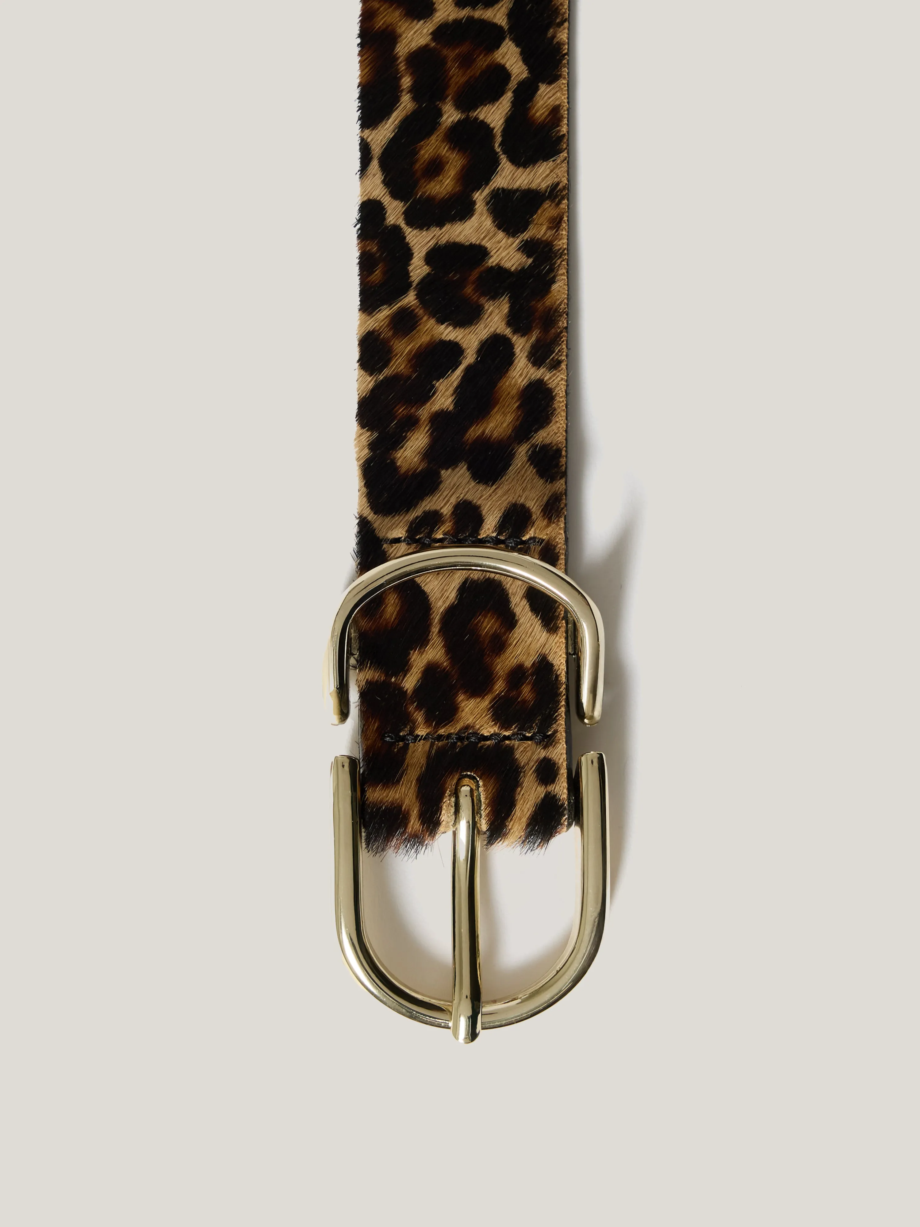 Calf Hair Leopard Print Belt | Brown sold by Jigsaw product image thumbnail 3